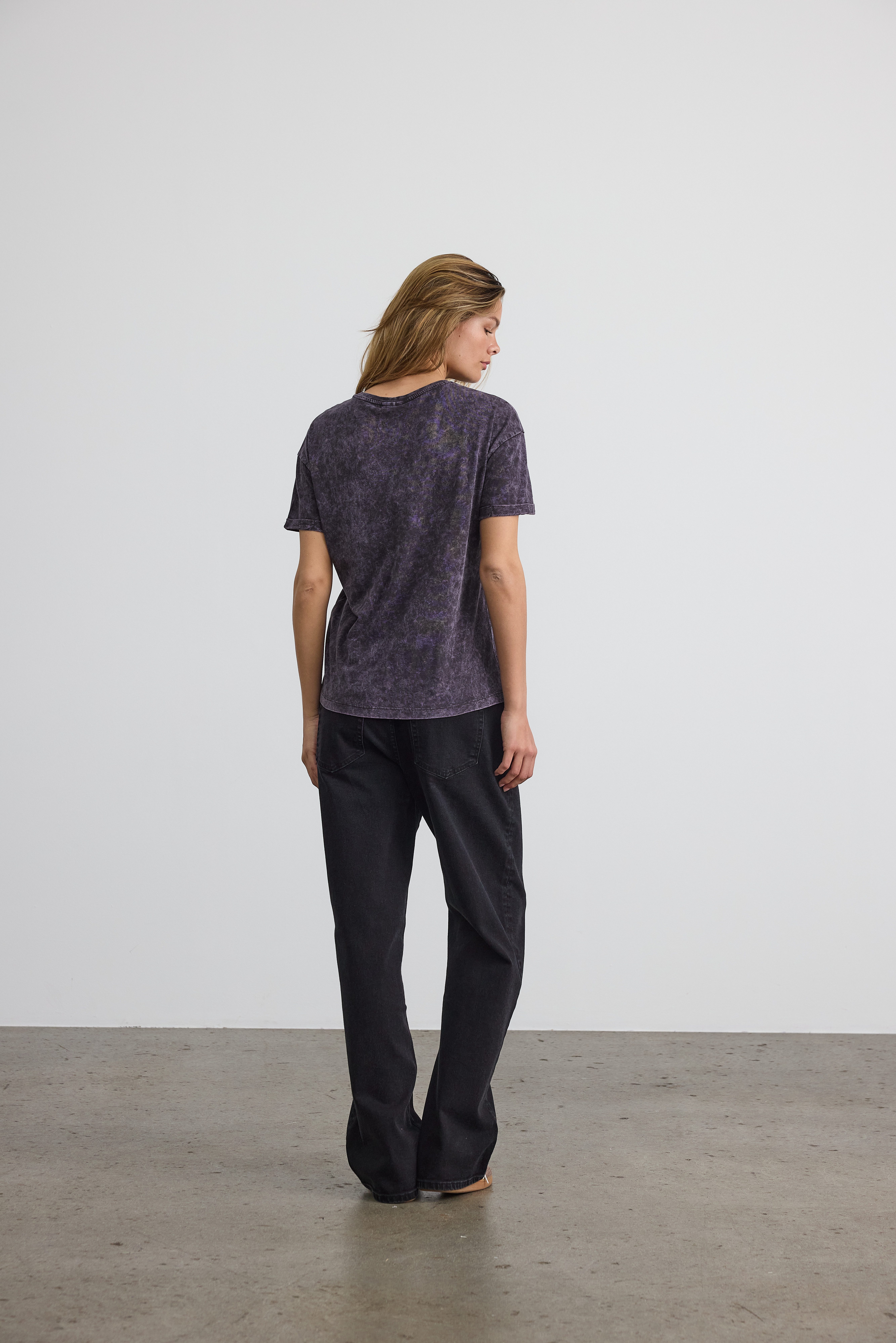 Noisy may Shirt met korte mouwen NMBRANDY WASHED S/S TOP JRS NOOS