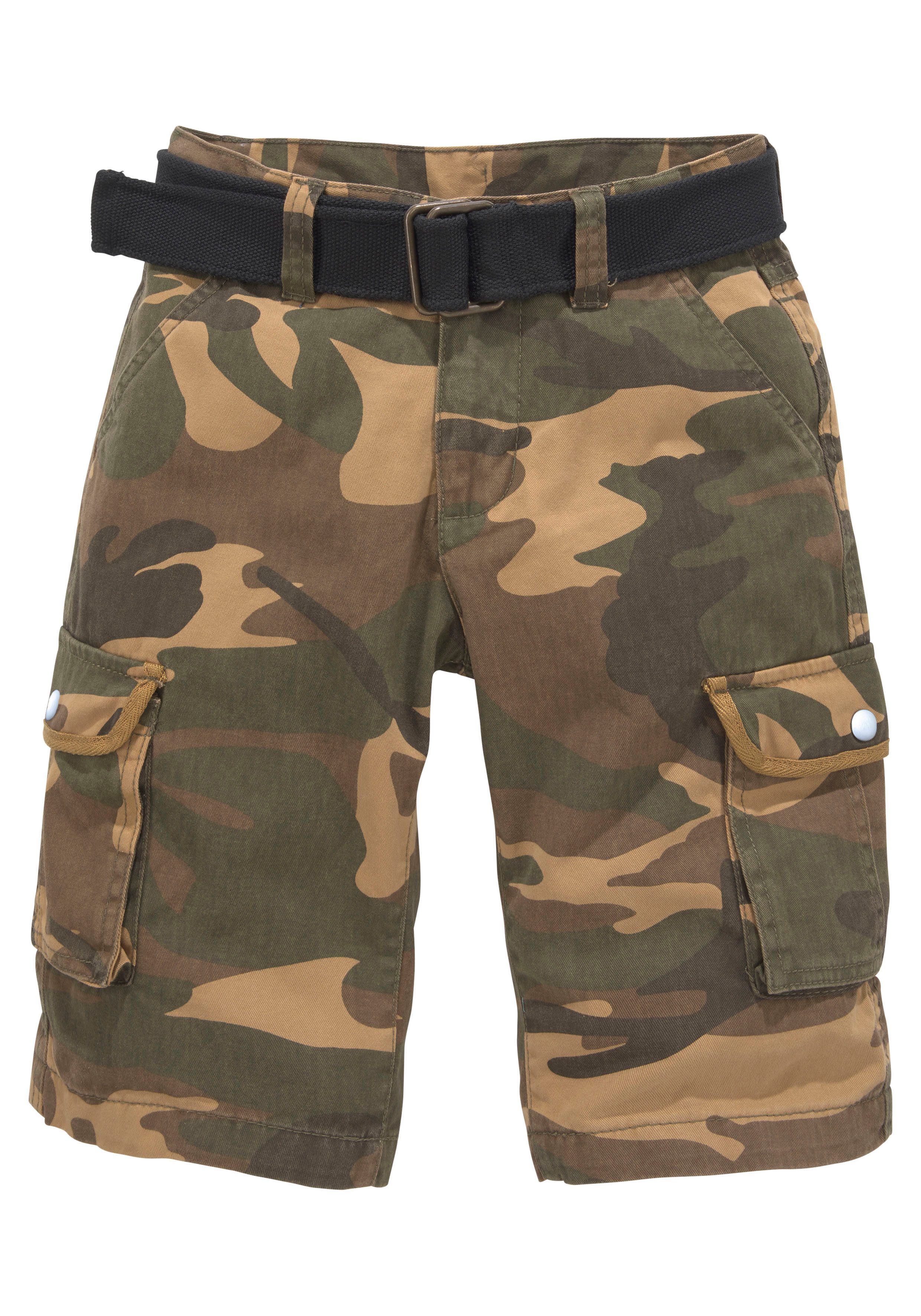 KIDSWORLD Short 2-delige bermuda’s met riem (set, 2-delig)