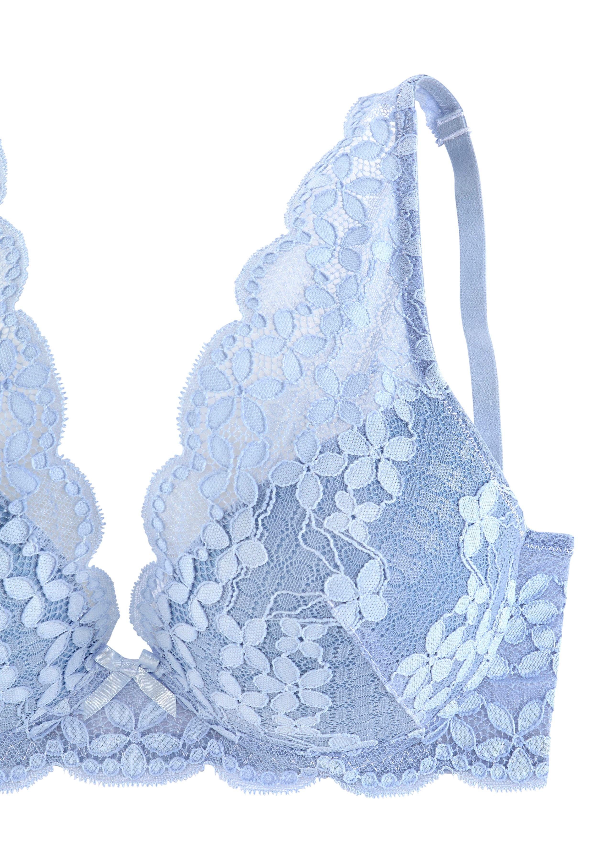 Petite fleur Push-up-bh in high apex-belijning, dessous (Set van 2)