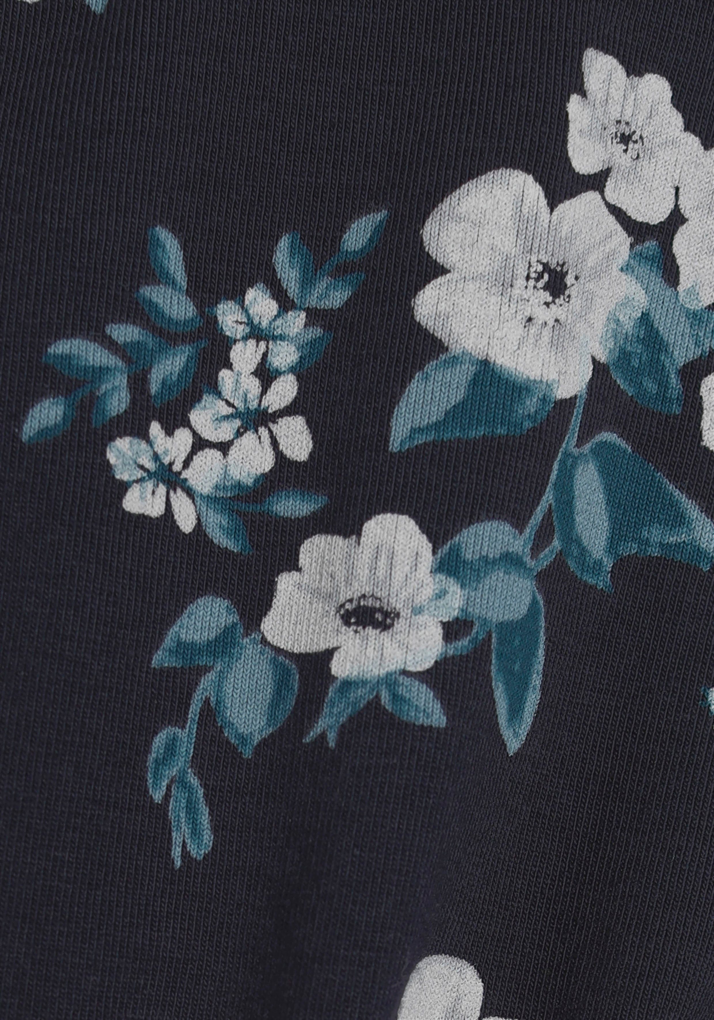 KIDSWORLD Jerseyjurk - Skaterjurk bedrukt met bloemen feestelijke gelegenheden, knie-vrije lengte, modieus, van jersey stof