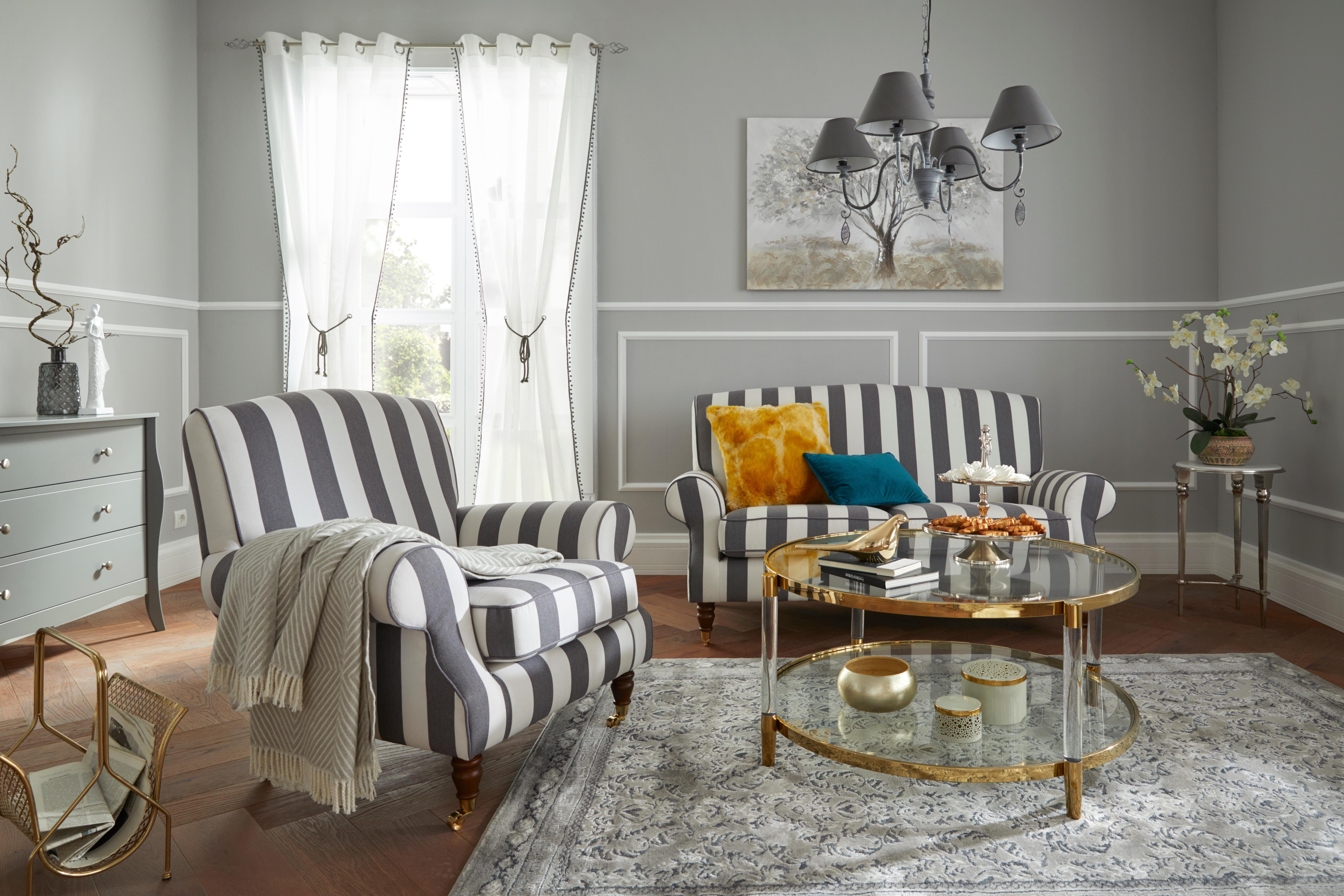 Guido Maria Kretschmer Home&Living Fauteuil Rennes in fluweellook of katoenmix