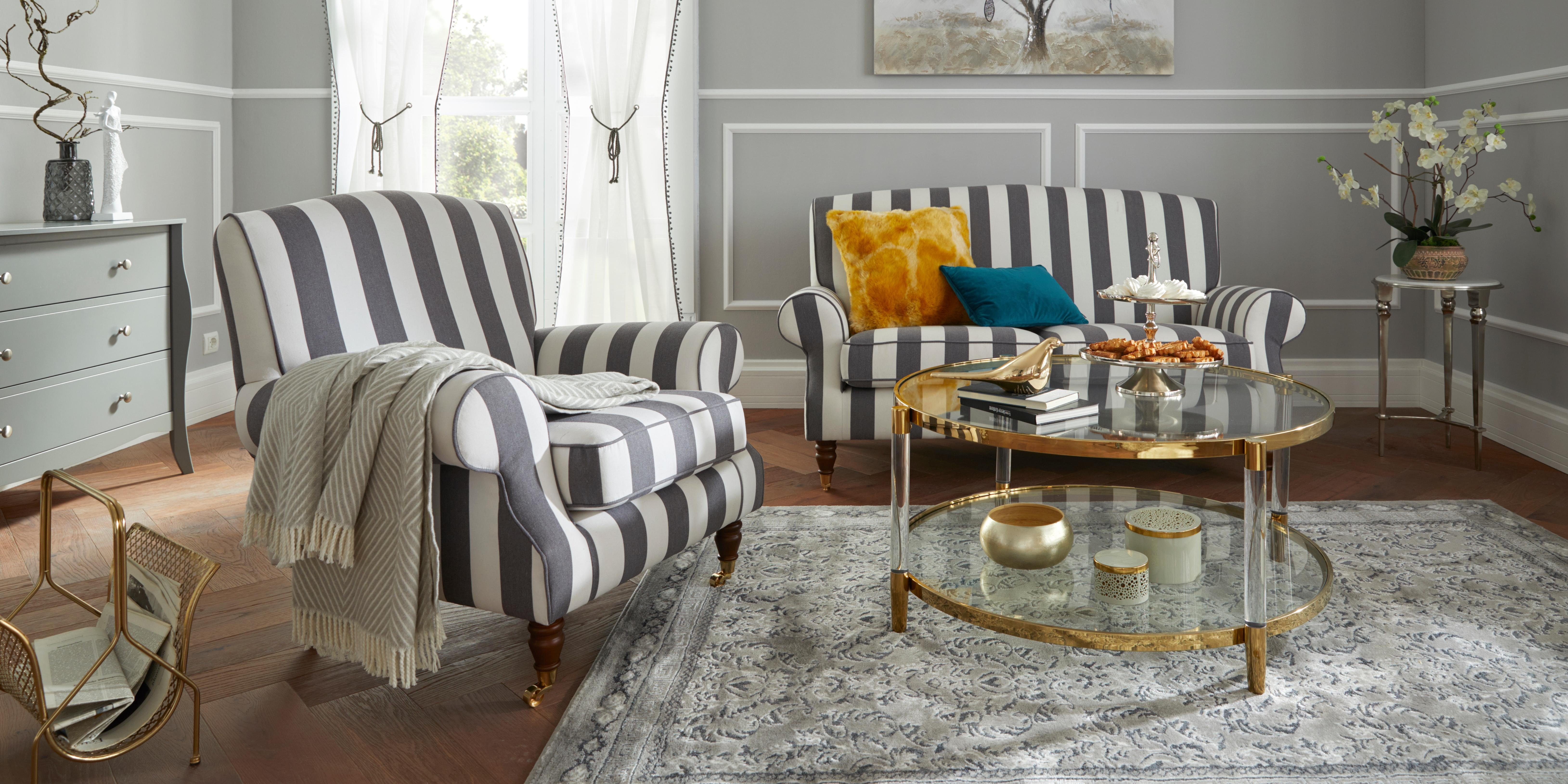 Guido Maria Kretschmer Home&Living Fauteuil Rennes in fluweellook of katoenmix