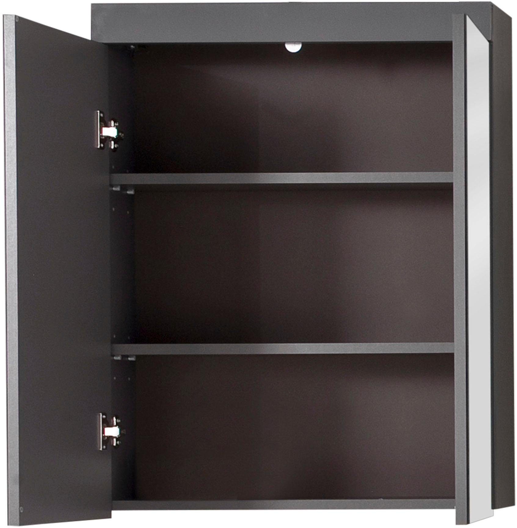 INOSIGN Spiegelkast Avena Badkamerkast optioneel met LED-verlichting - (B/D/H) 60/17/77 cm