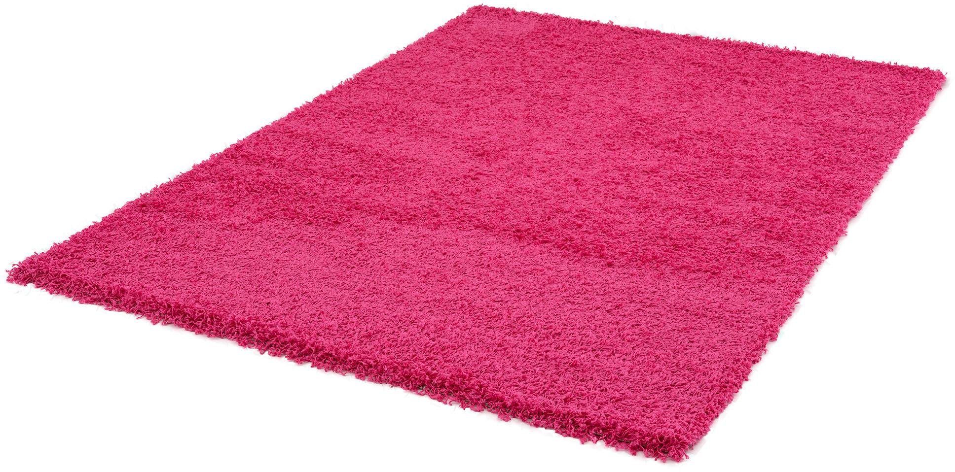 SANAT HALI Hoogpolig vloerkleed LOCA Woonkamer, lange pool, shaggy, slaapkamer hoogpolige vloerkleden maat 80x250 cm roze