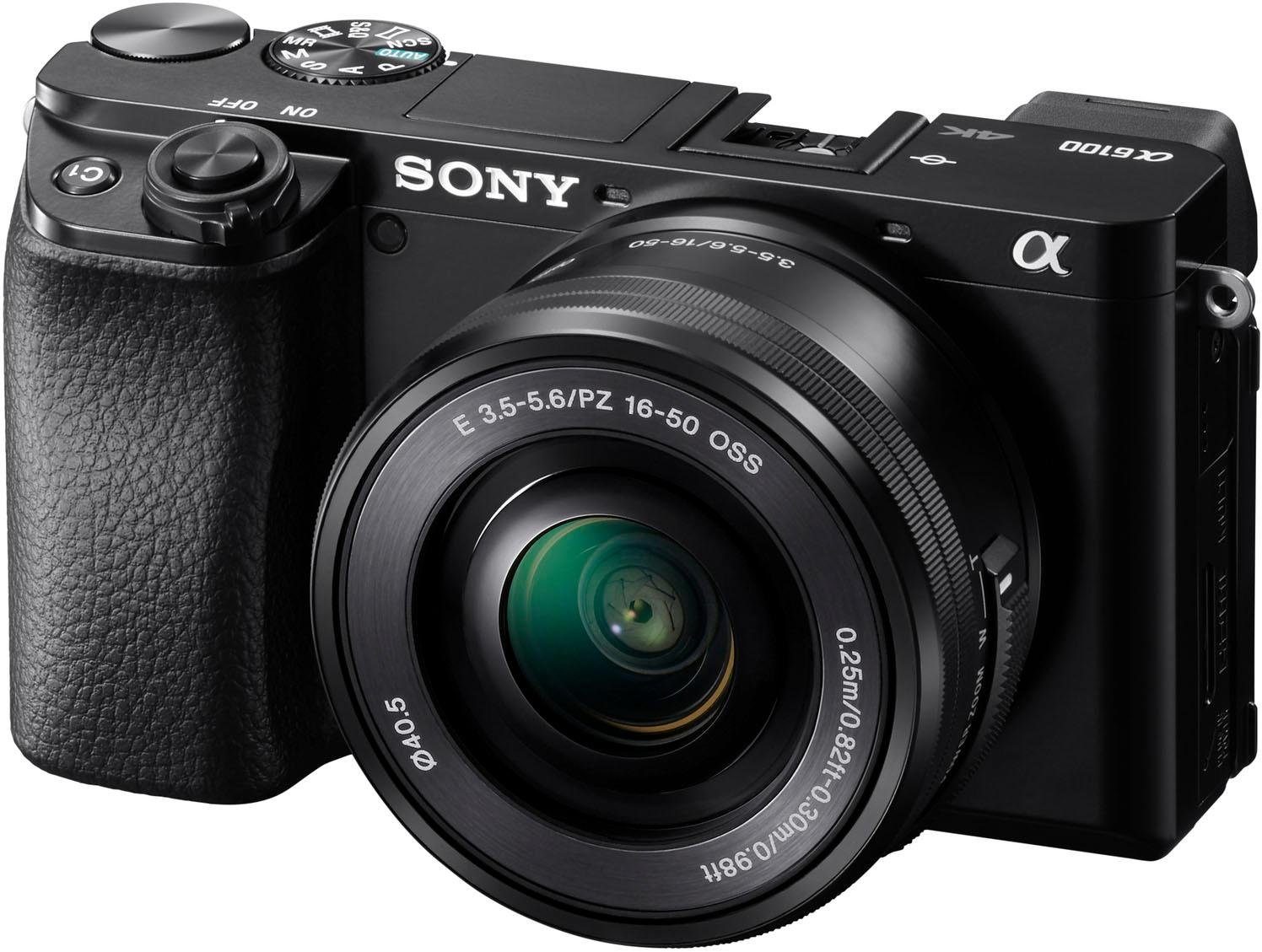 Sony Systeemcamera Alpha 6100 kit met SELP1650 + SEL55210