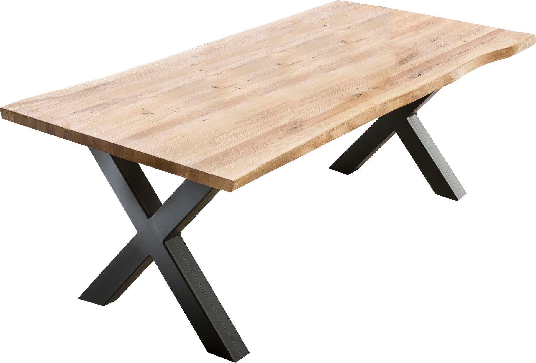 Home affaire Eettafel TRISTAN met boomrand (3 stuks)
