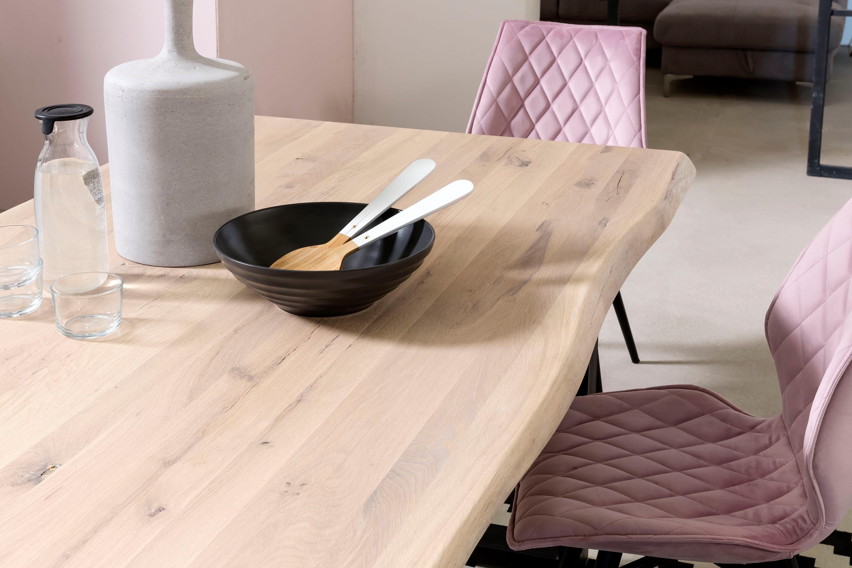 Home affaire Eettafel TRISTAN met boomrand