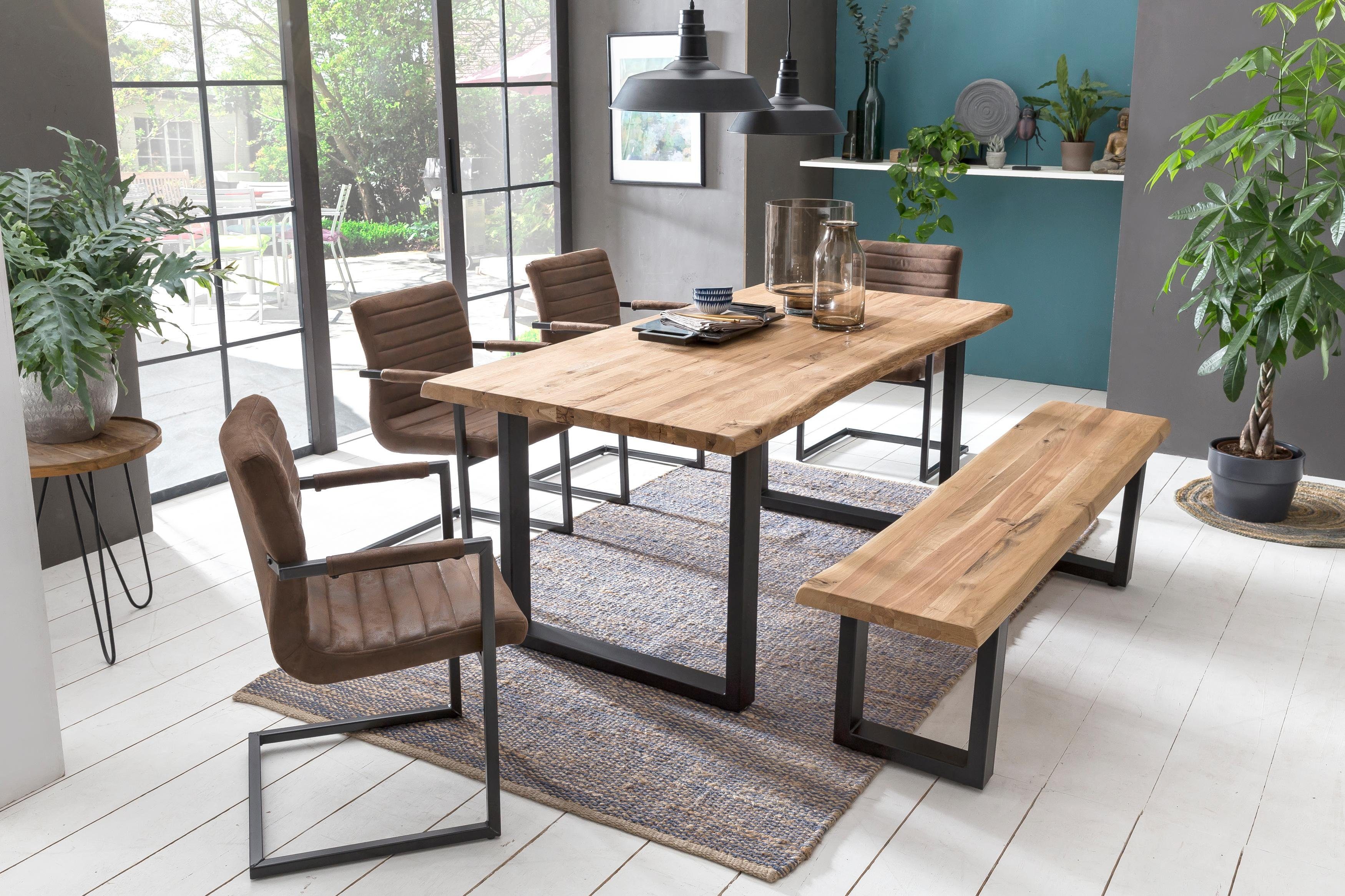 Home affaire Eettafel TRISTAN met boomrand