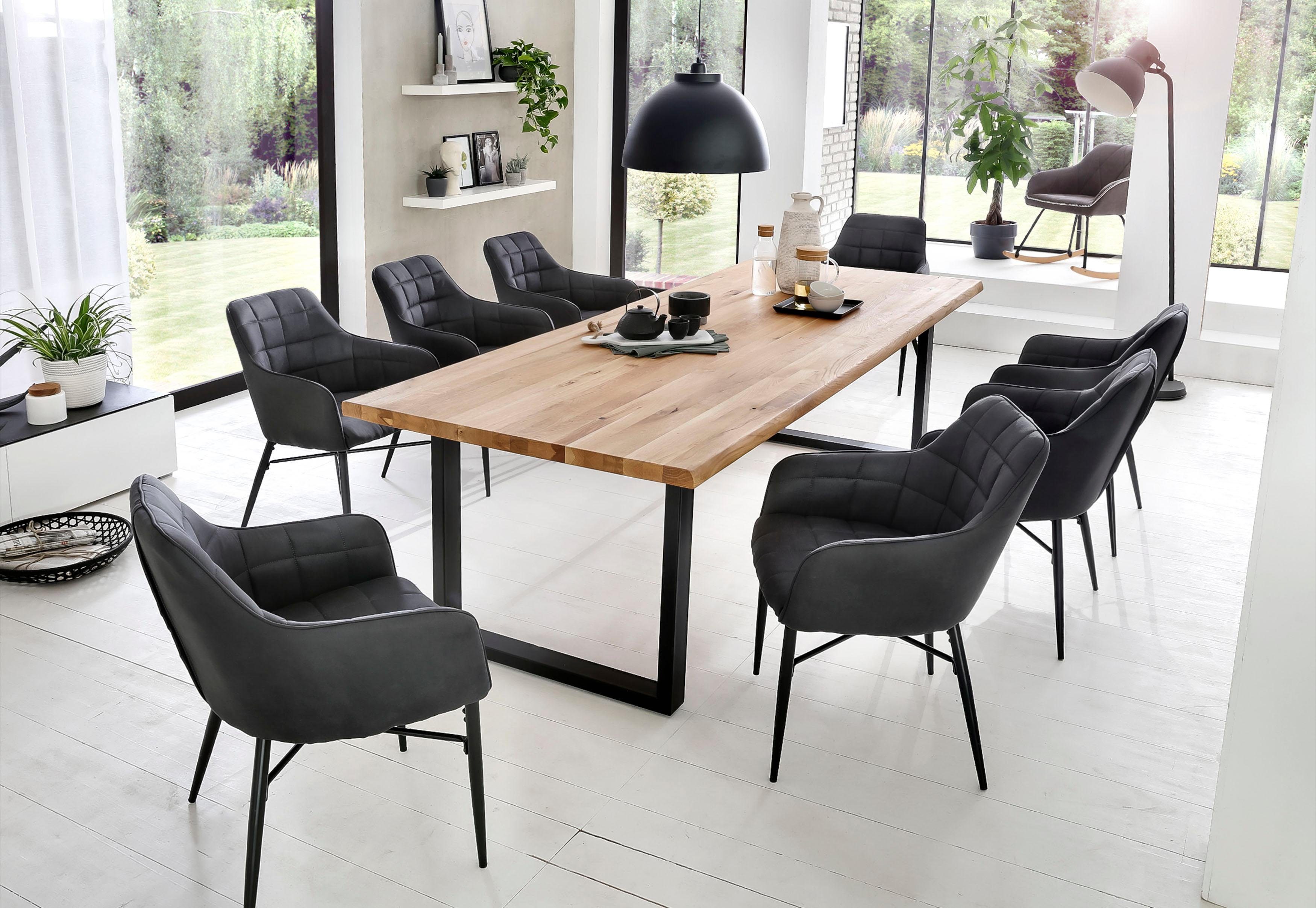 Home affaire Eettafel TRISTAN met boomrand