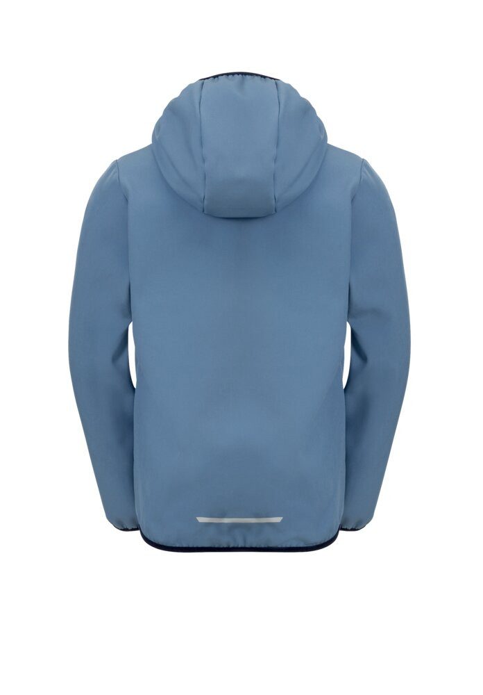 Jack Wolfskin Softshell-jack FOURWINDS JACKET KIDS Capuchon: vast verbonden met de jas