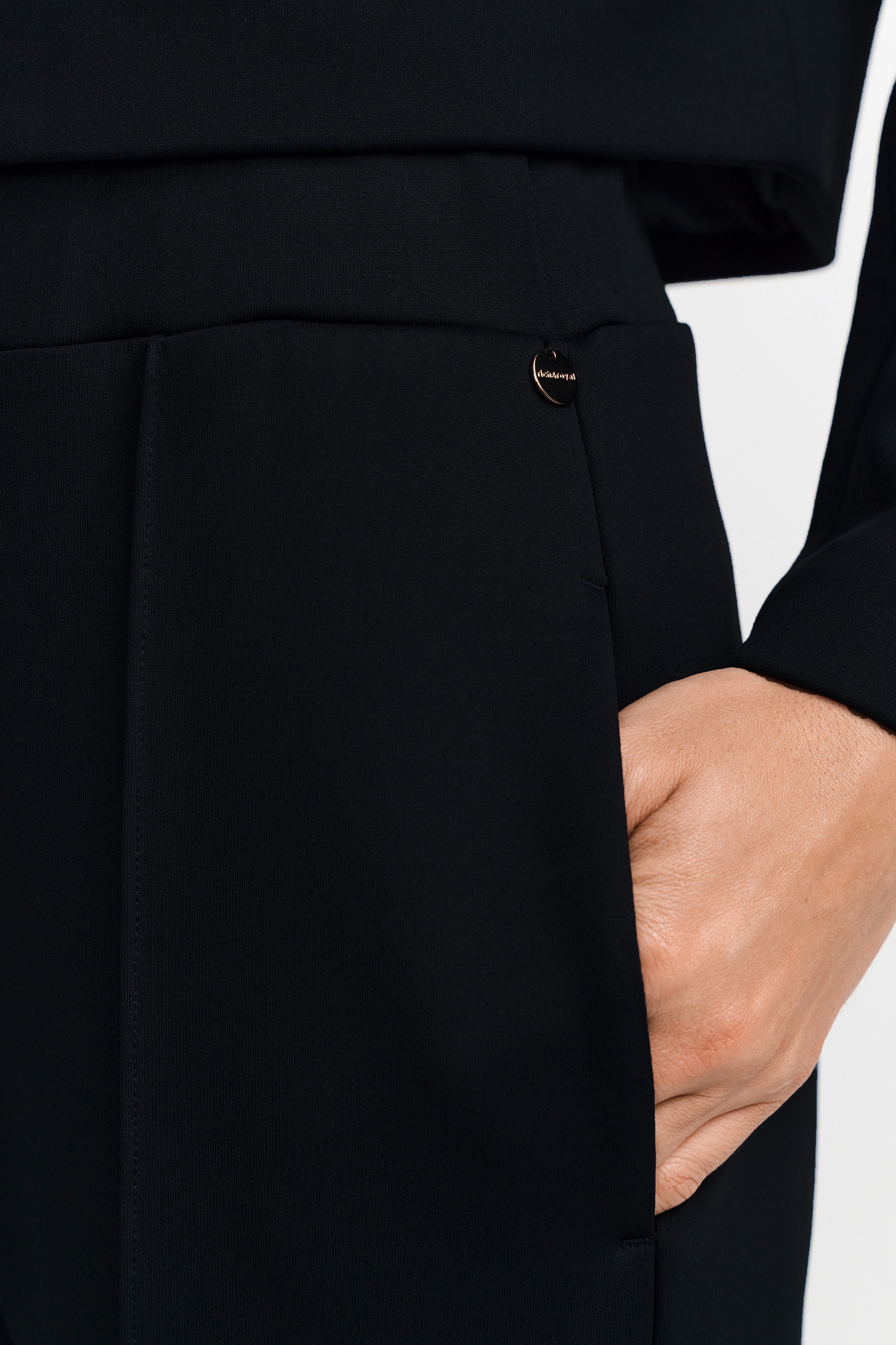 Rich & Royal Pantalon met vouw Met elastische taille