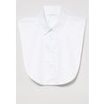 eterna satijnen blouse modern classic zonder mouwen blouse-losse kraag wit