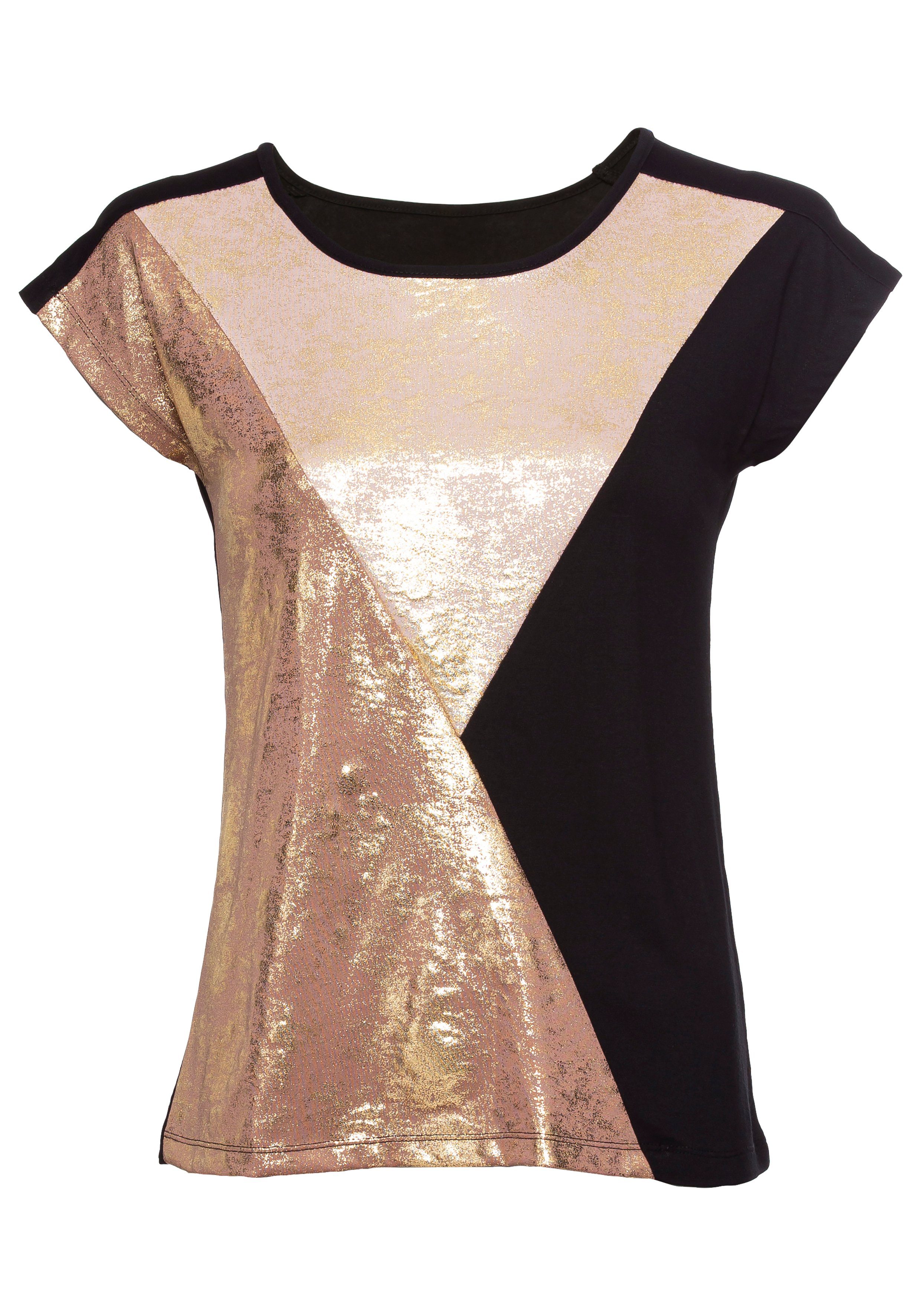 Laura Scott T-shirt Korte mouwen, figuurvolgende pasvorm, effen, ronde hals