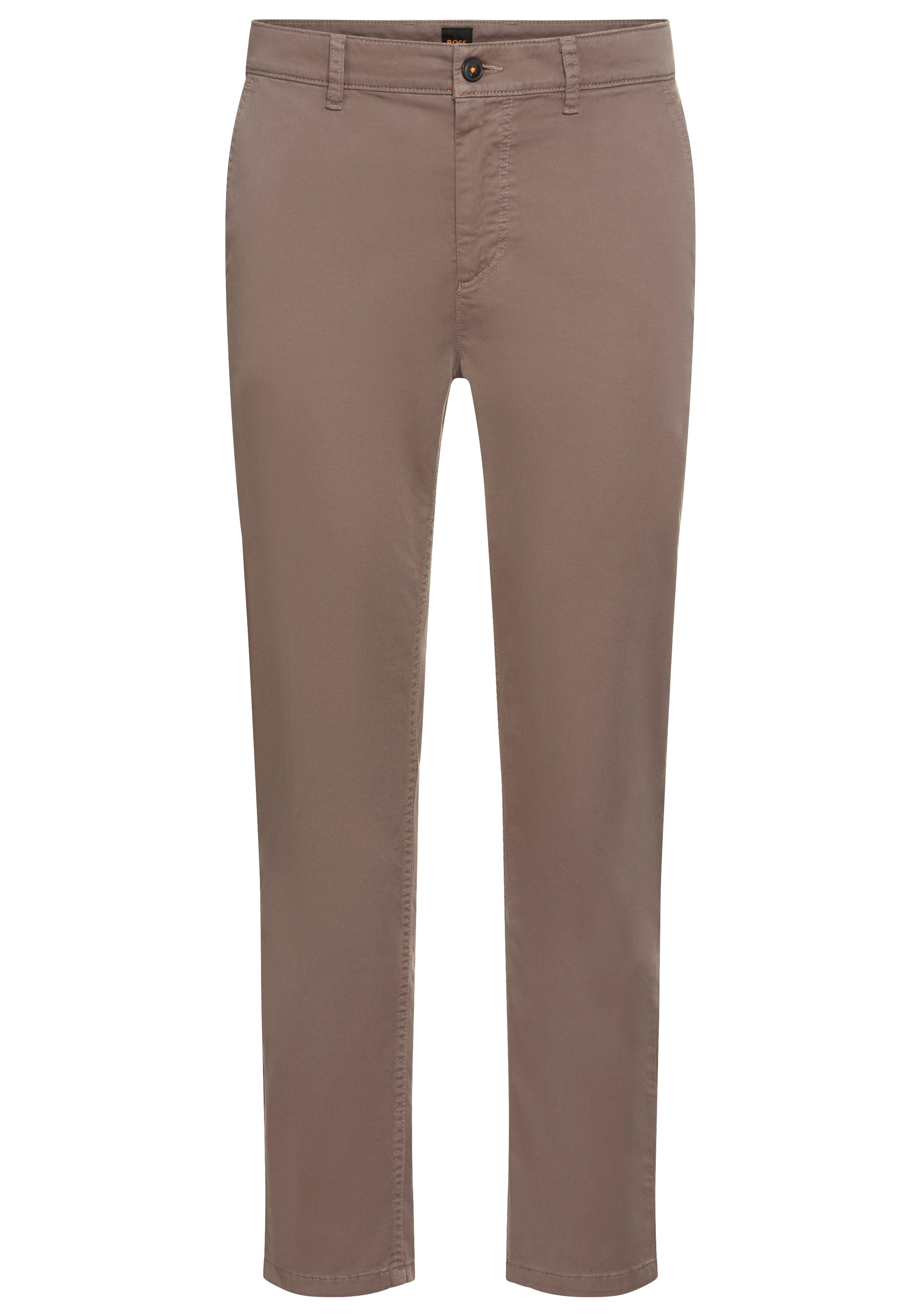 Boss Orange Chino tapered met boss-logo aan de achterkant heren chino's maat 38 bruin