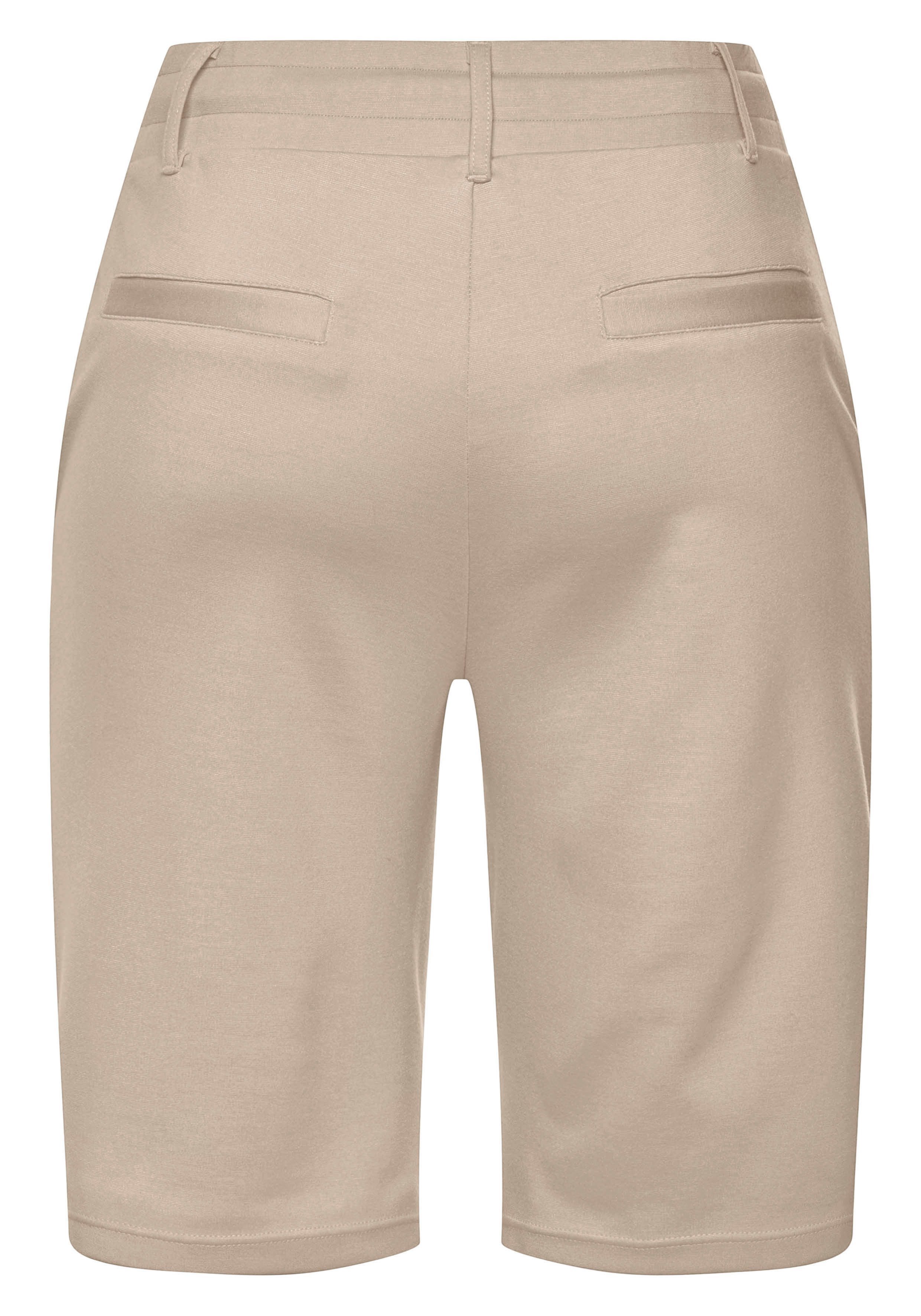 Lascana Short met riemlussen en bindband loungewear