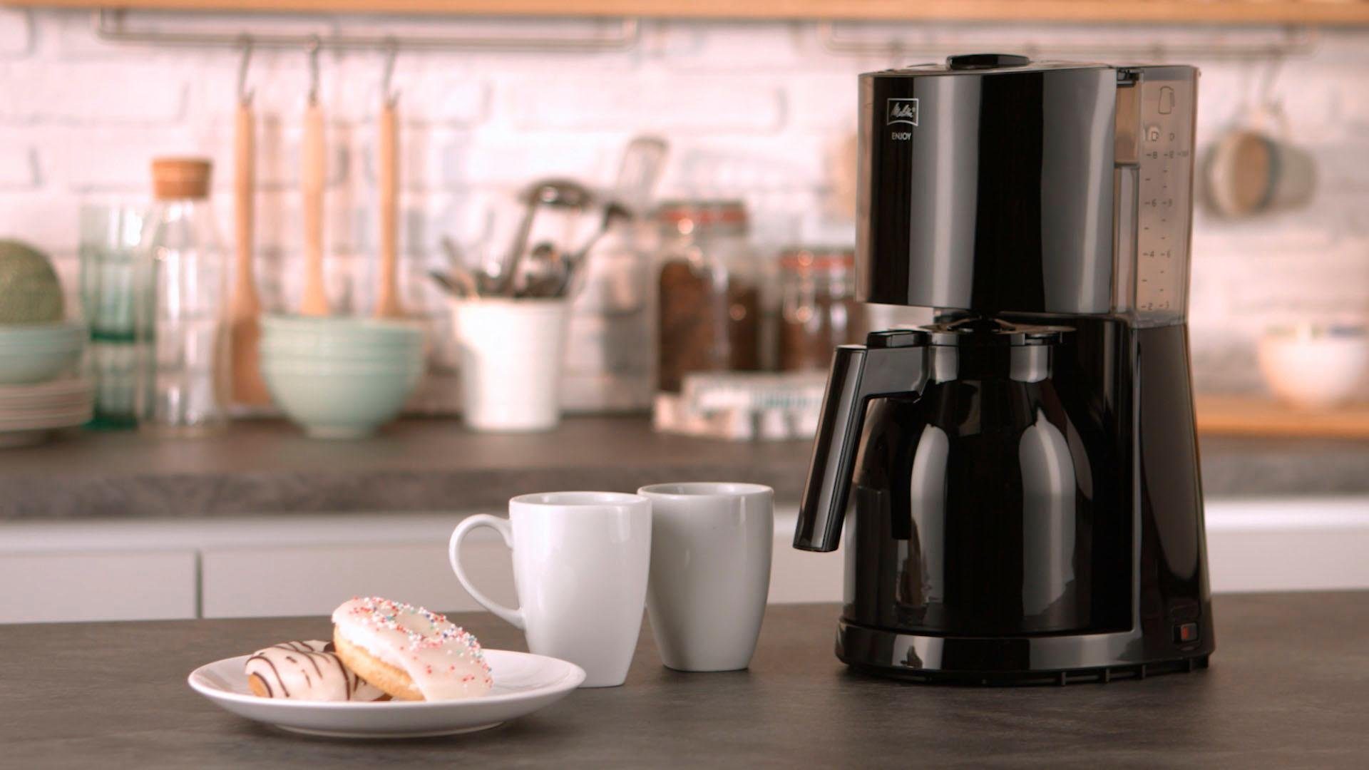 Melitta Filterkoffieapparaat Enjoy Therm 1017-06 zwart, 1,1 l