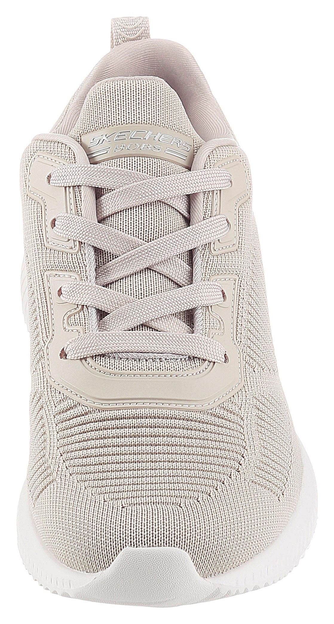 Skechers Sneakers BOBS SQUAD - TOUGH TALK Vrijetijdsschoen, lage schoen, veterschoen met skech-knit