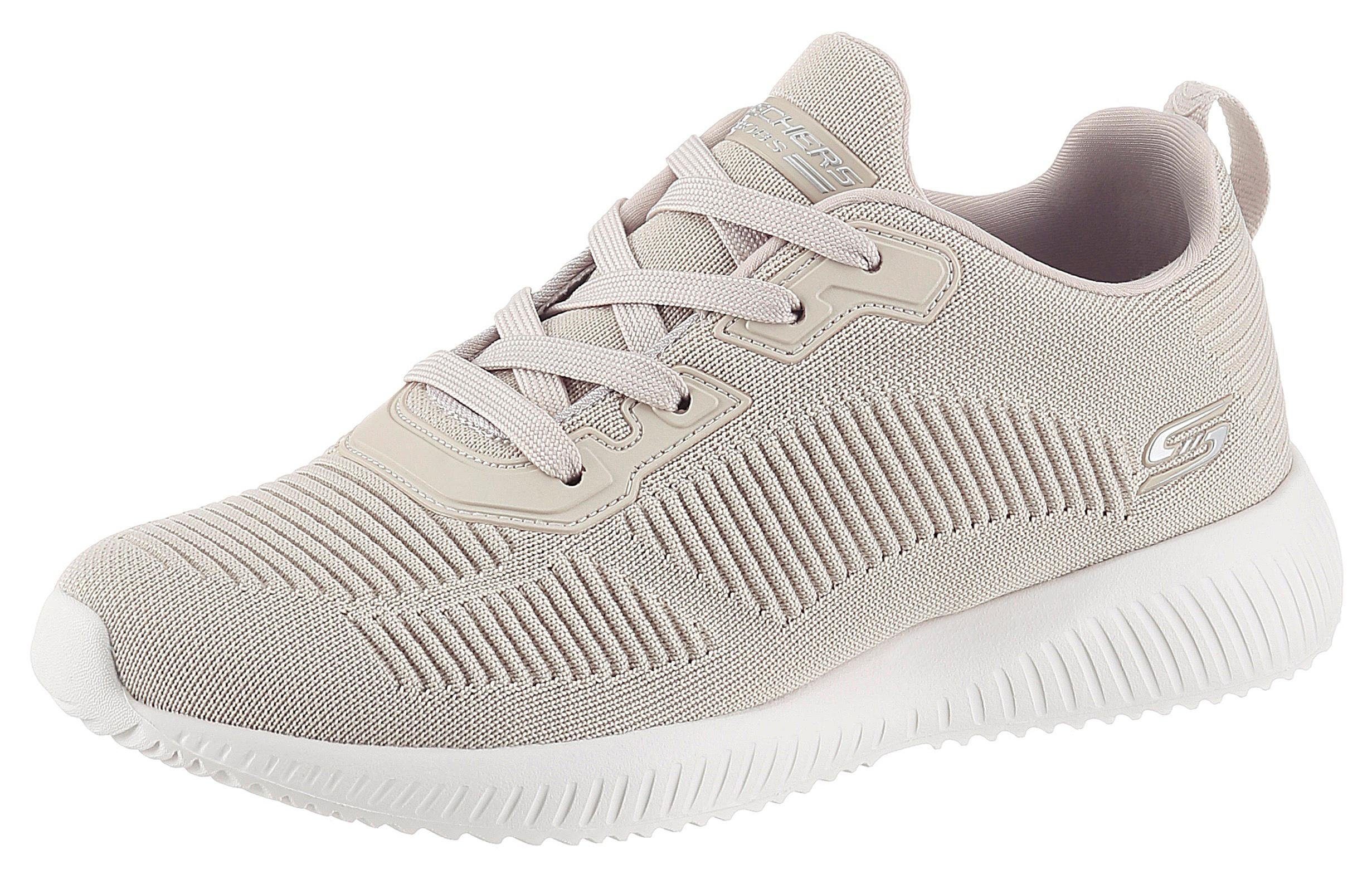 Skechers Sneakers BOBS SQUAD - TOUGH TALK Vrijetijdsschoen, lage schoen, veterschoen met skech-knit
