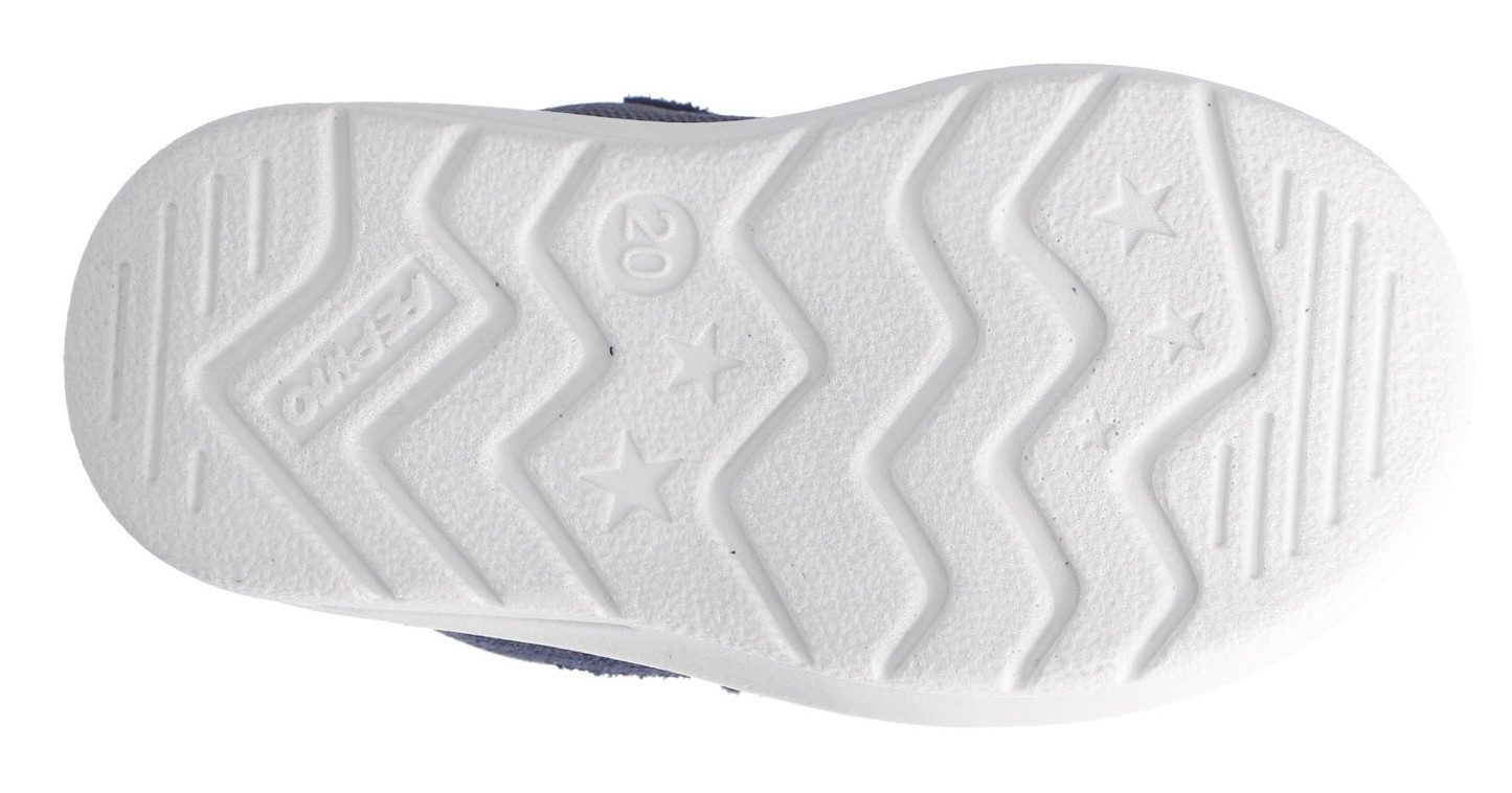 PEPINO by RICOSTA Babyschoentjes Ebbo WMS: gemiddeld , veterschoen met wms-systeem, retro-look, maat sjabloon te downloaden