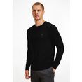 calvin klein trui met ronde hals superior wool crew neck sweater tricot zwart
