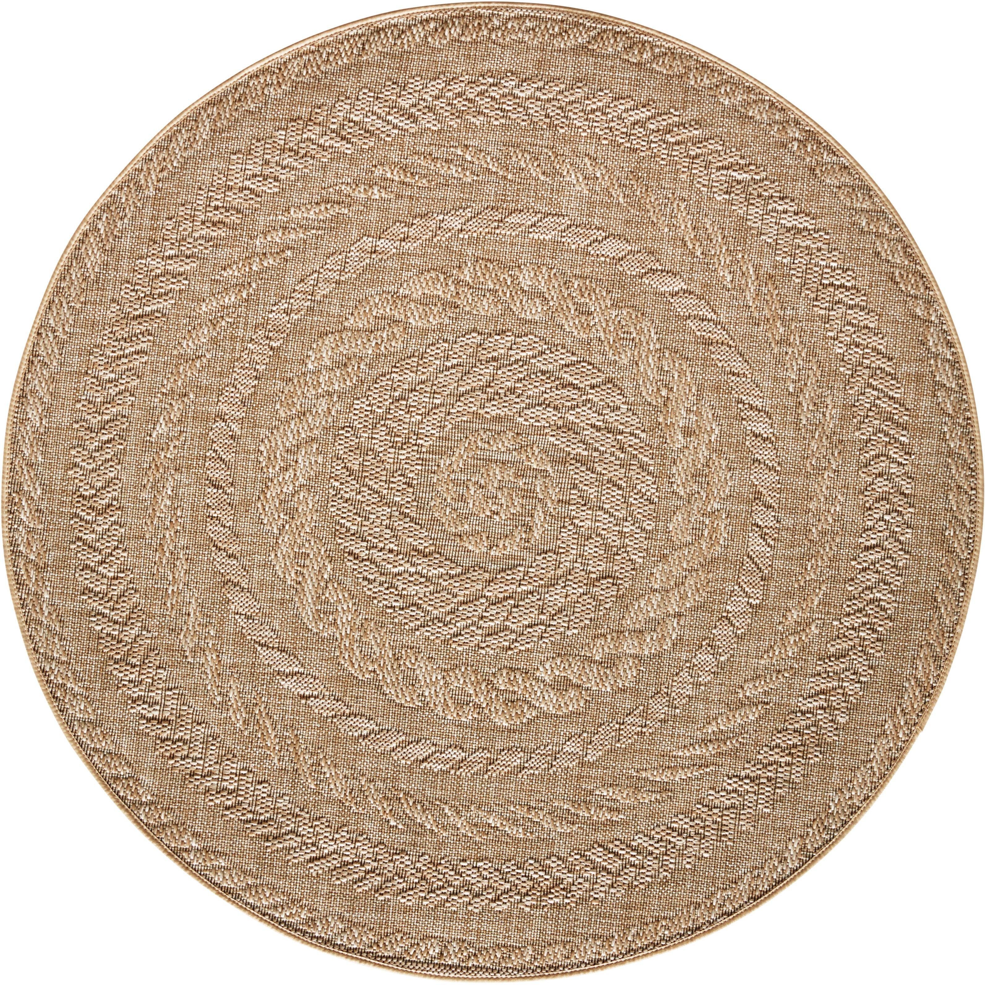 NORTHRUGS Vloerkleed Almendro Sisal-look, robuust, gemakkelijk in onderhoud, platweefsel