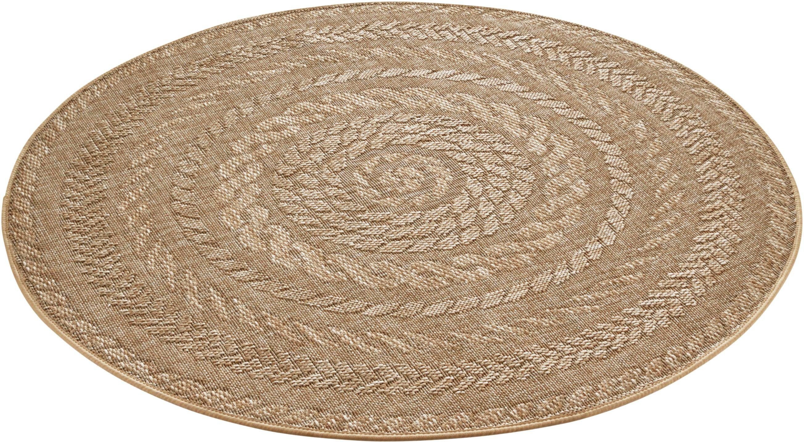 NORTHRUGS Vloerkleed Almendro Sisal-look, robuust, gemakkelijk in onderhoud, platweefsel