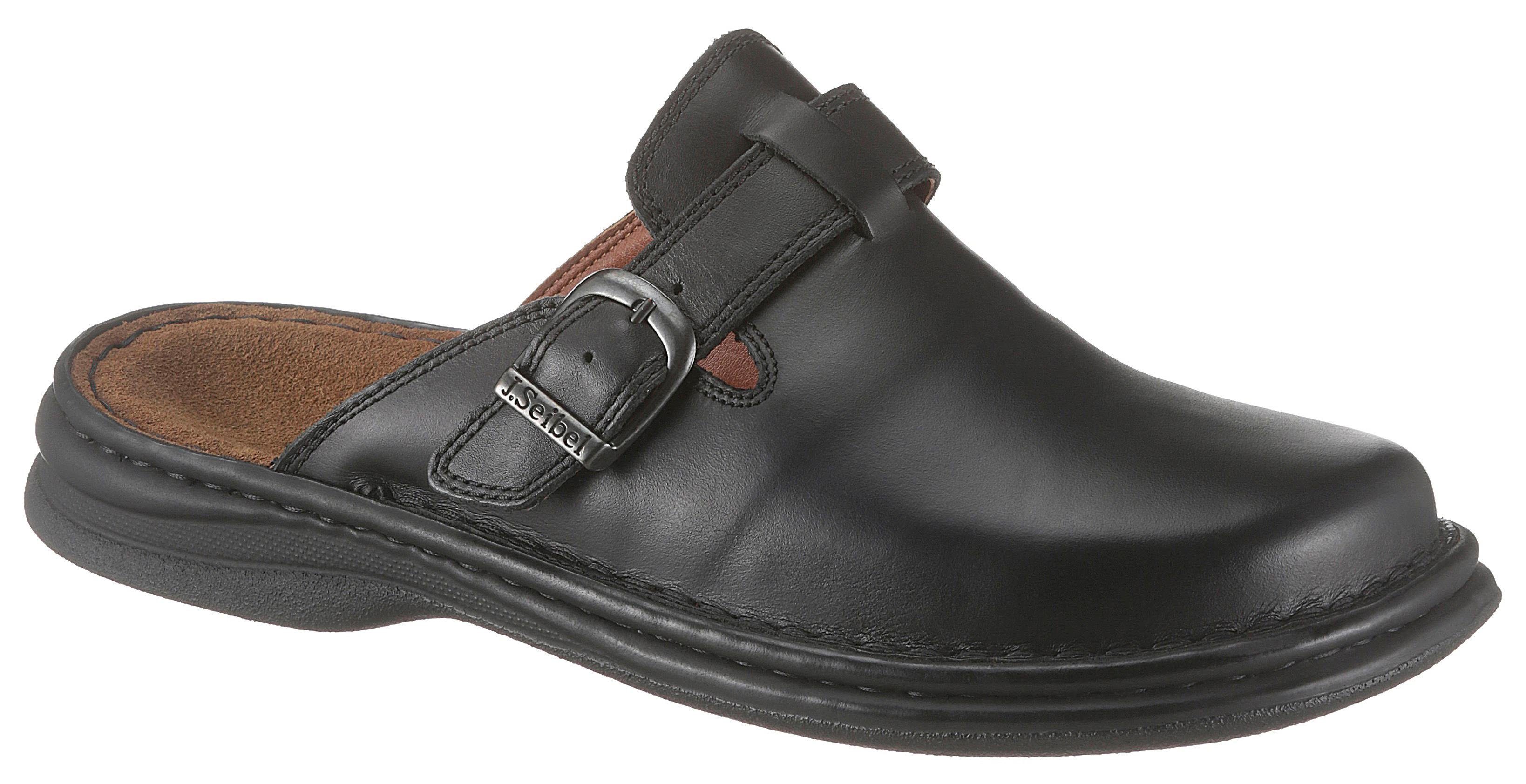 Josef Seibel Clogs Madrid Zomerschoen, slippers, vakantie, met verstelbare gesp heren clogs maat 41 EU zwart