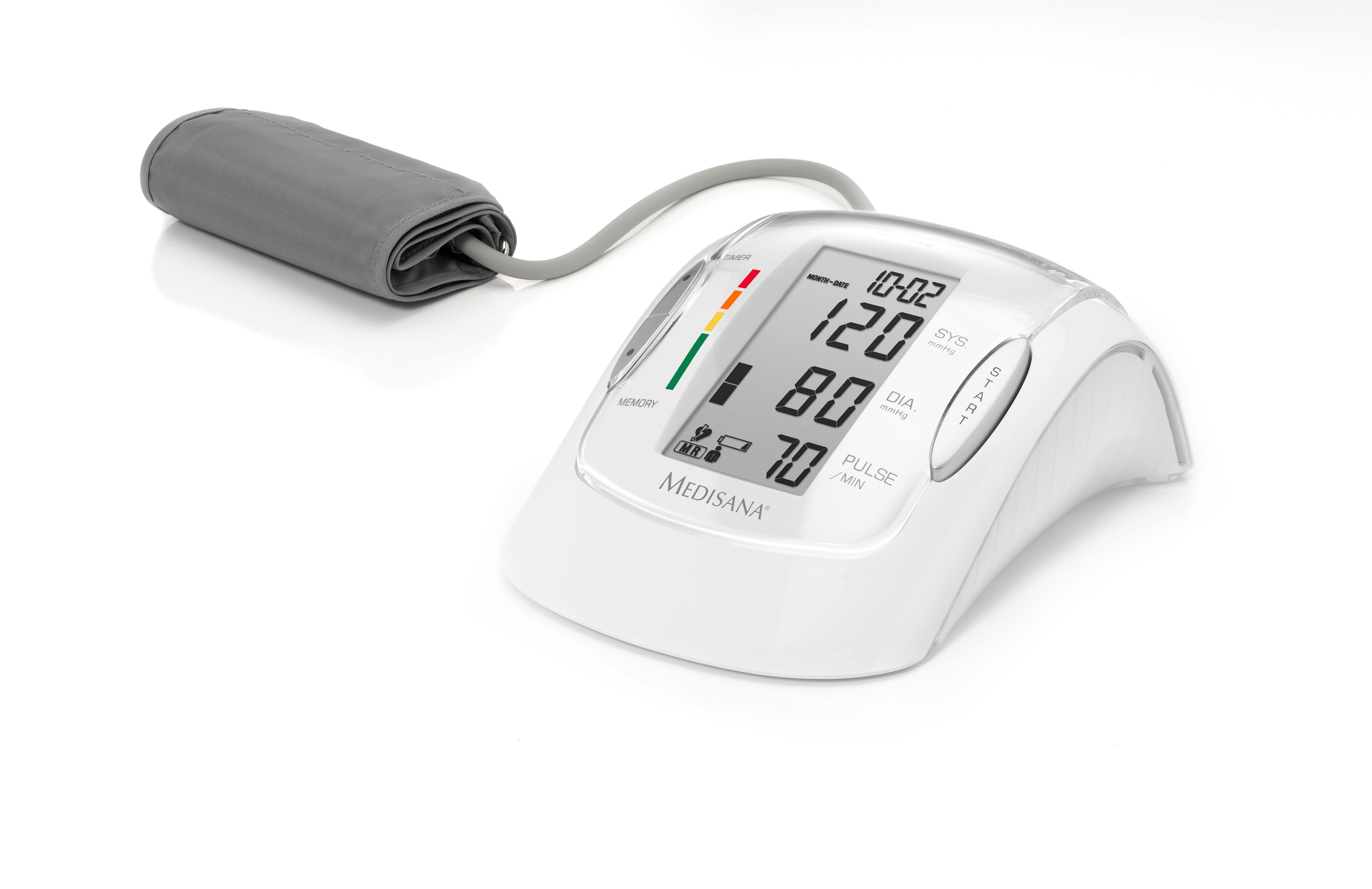 Medisana Bovenarm-bloeddrukmeter MTP Pro Met 2x 99 geheugenplaatsen voor 2 gebruikers
