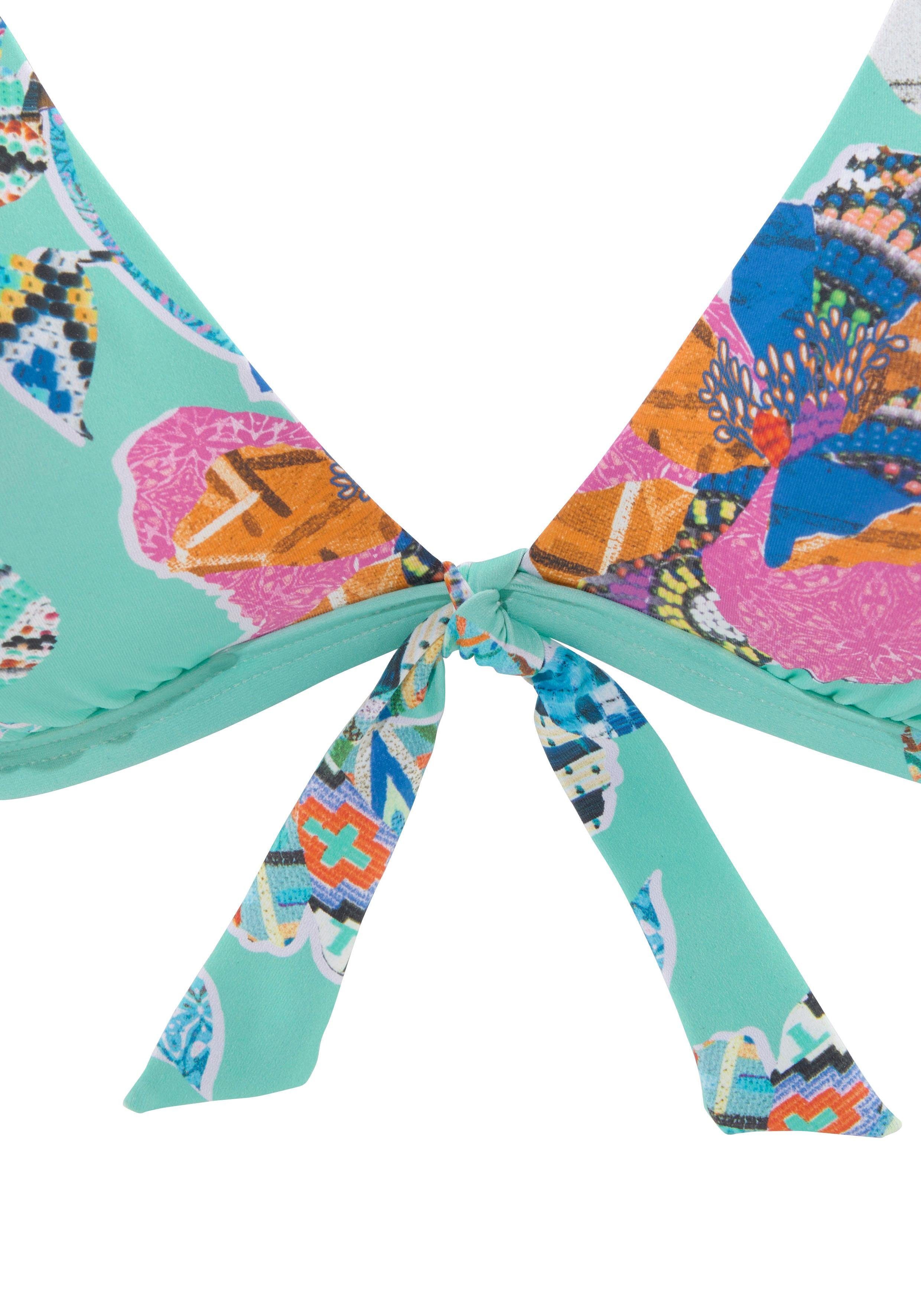 Sunseeker Triangel-bikinitop Jam met sierstrik