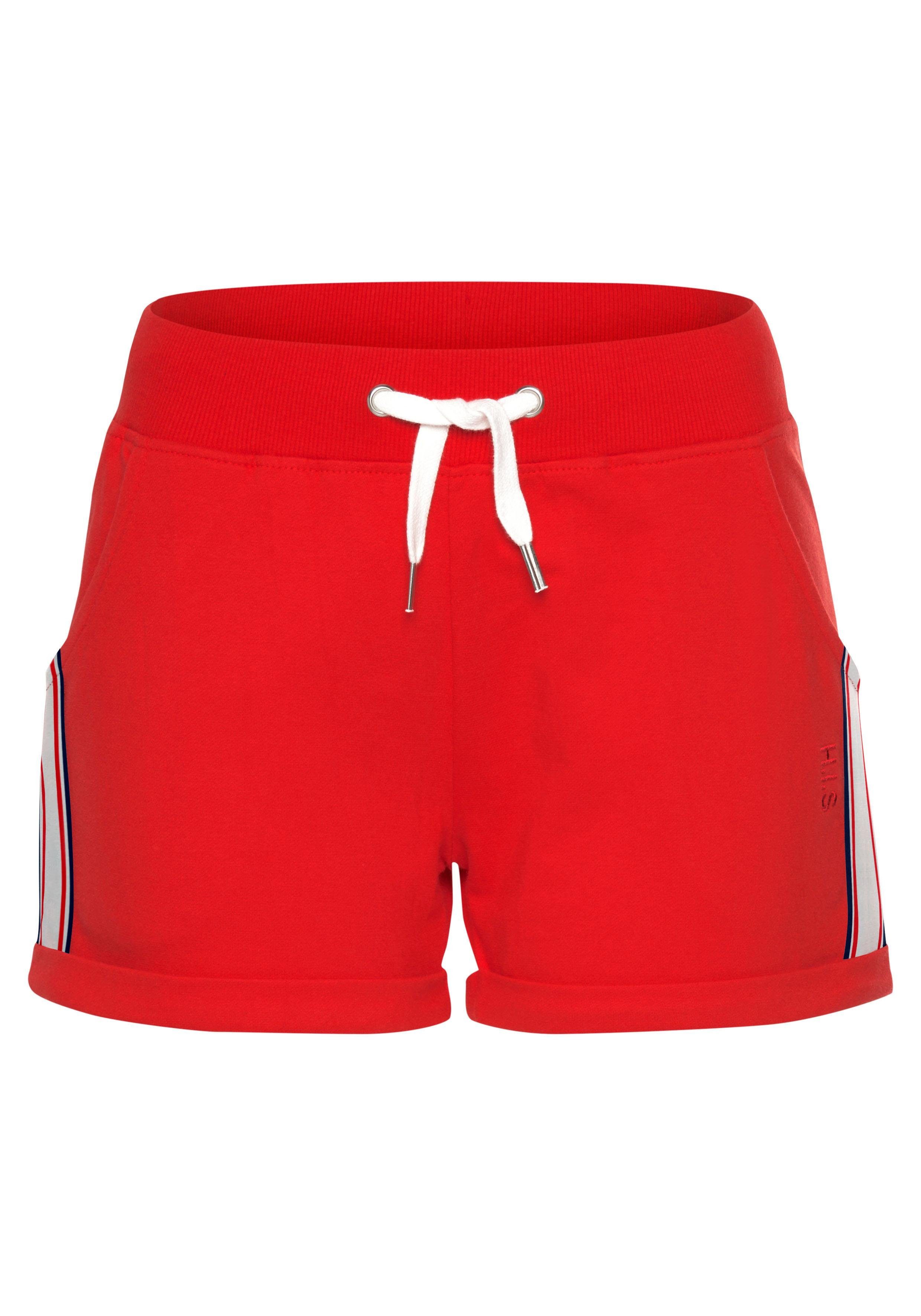 H.I.S Short met tapestrepen opzij