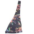 lascana triangel-bikinitop malia met tropische print grijs