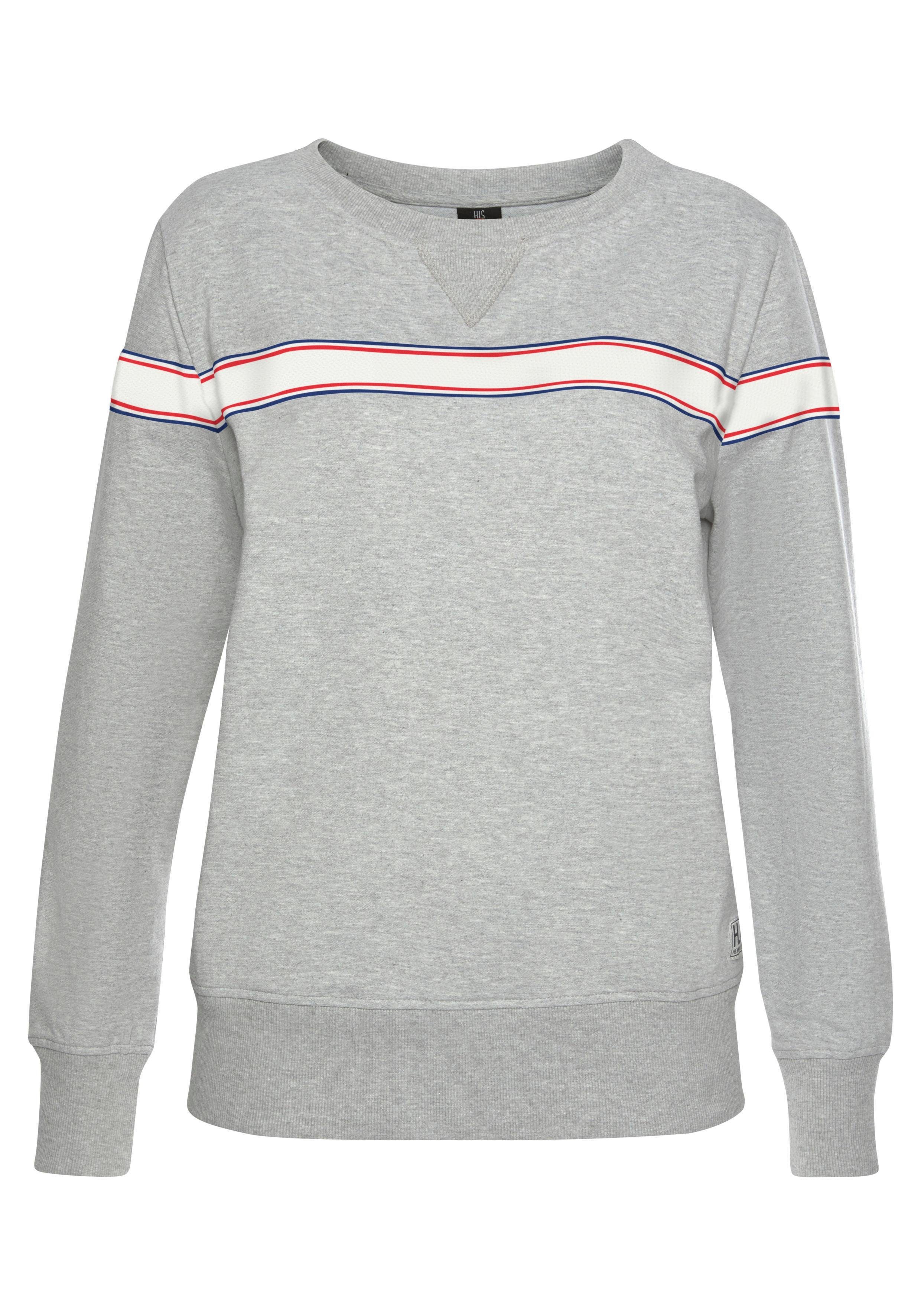 H.I.S Sweatshirt met gestreept tape, loungewear, loungepak