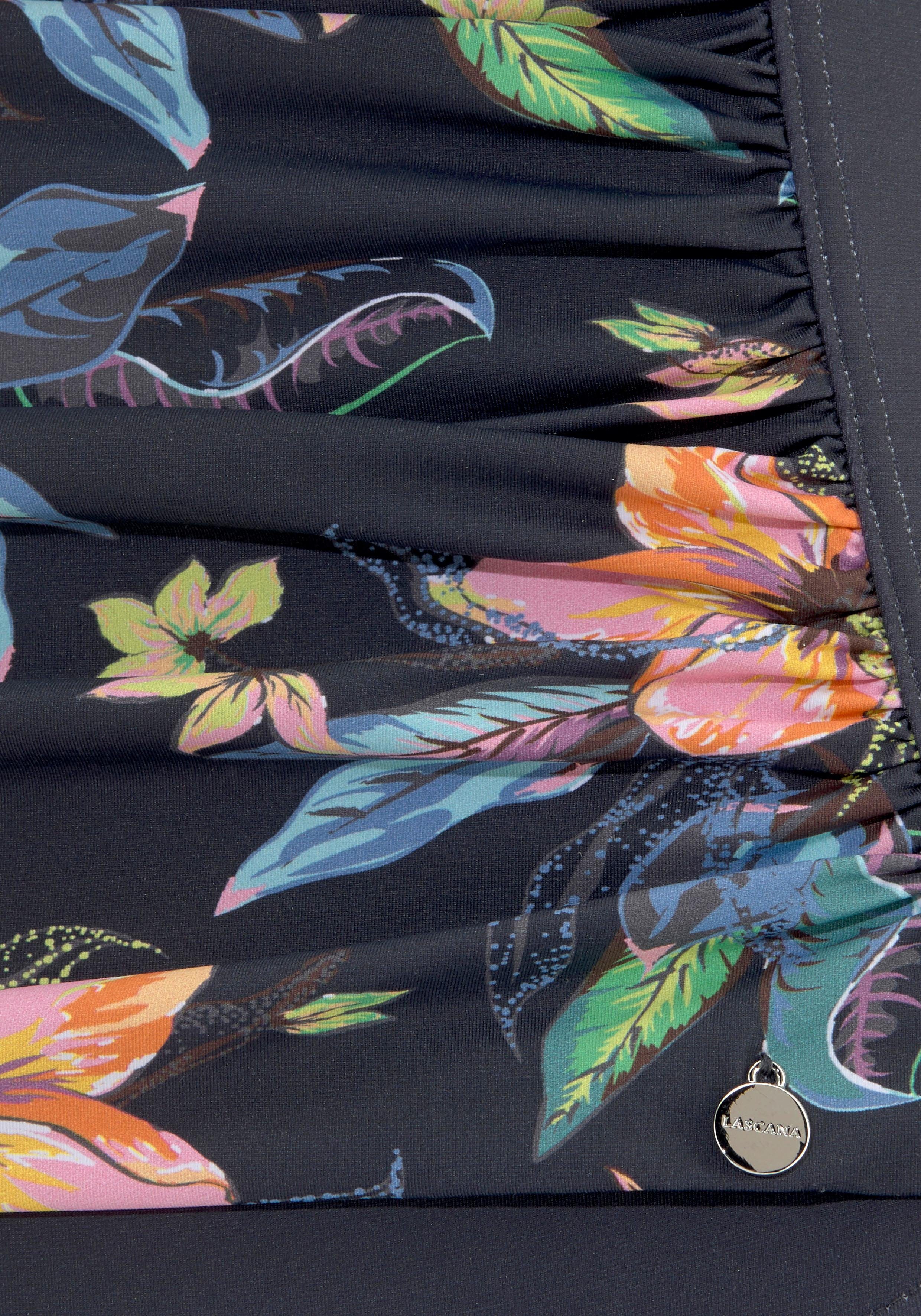 Lascana Badpak MALIA met tropische print en modellerend effect