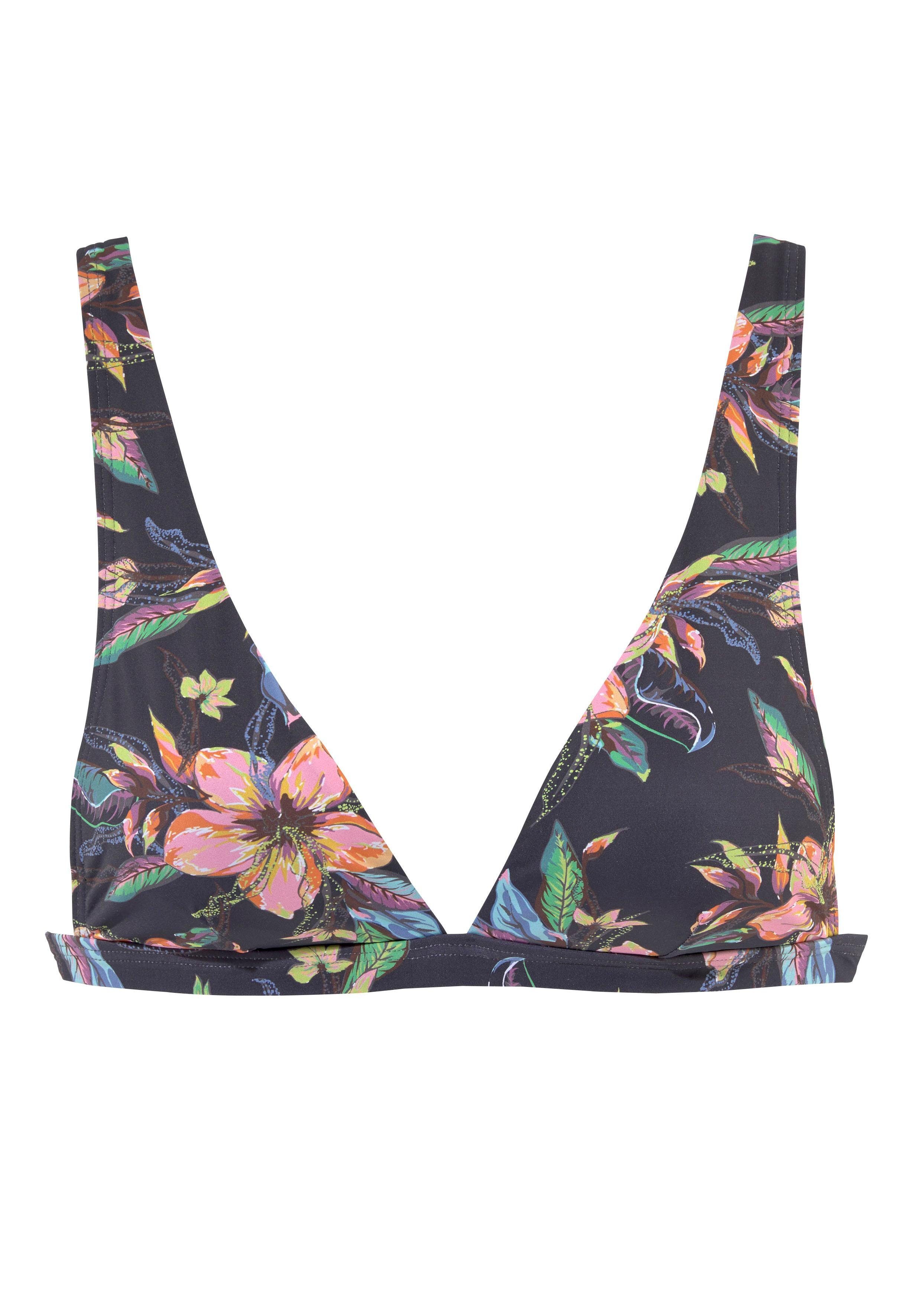 Lascana Triangel-bikinitop MALIA met tropische print