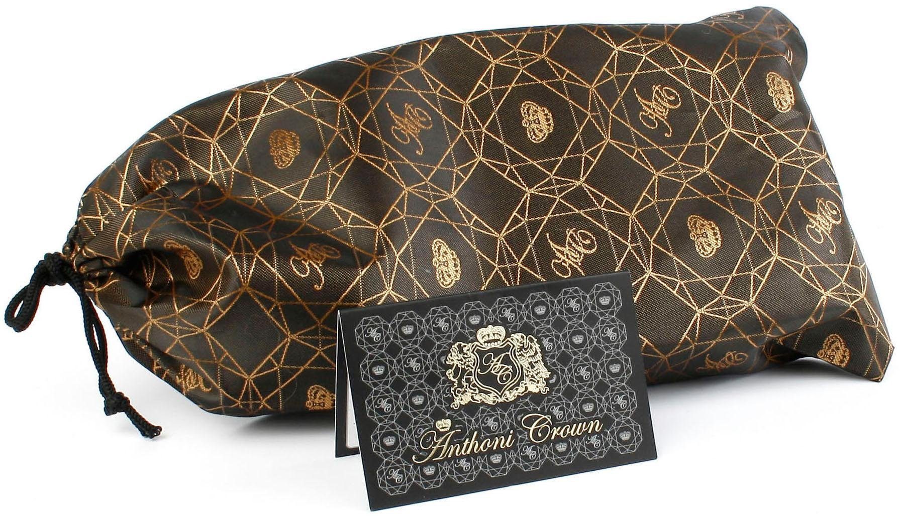 Anthoni Crown Leren riem in 4 cm breed voor de casual look