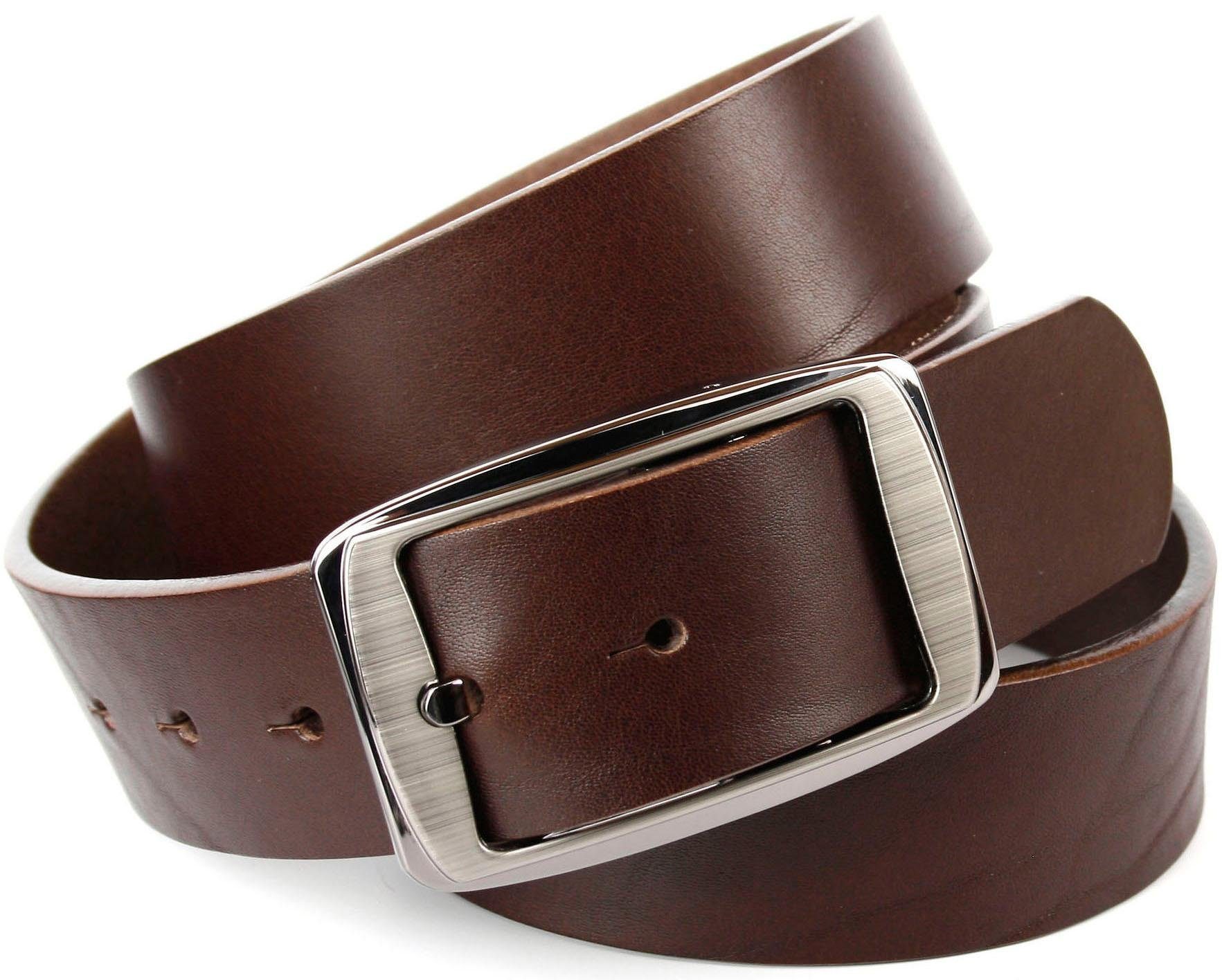 Anthoni Crown Leren riem unisex riemen maat 100 bruin