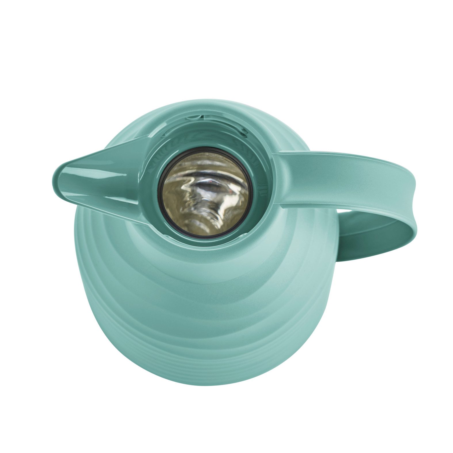 Emsa Thermoskan Samba Wave Made in Germany, 12u warm/24u koud, Quick-Press deksel, glazen fles