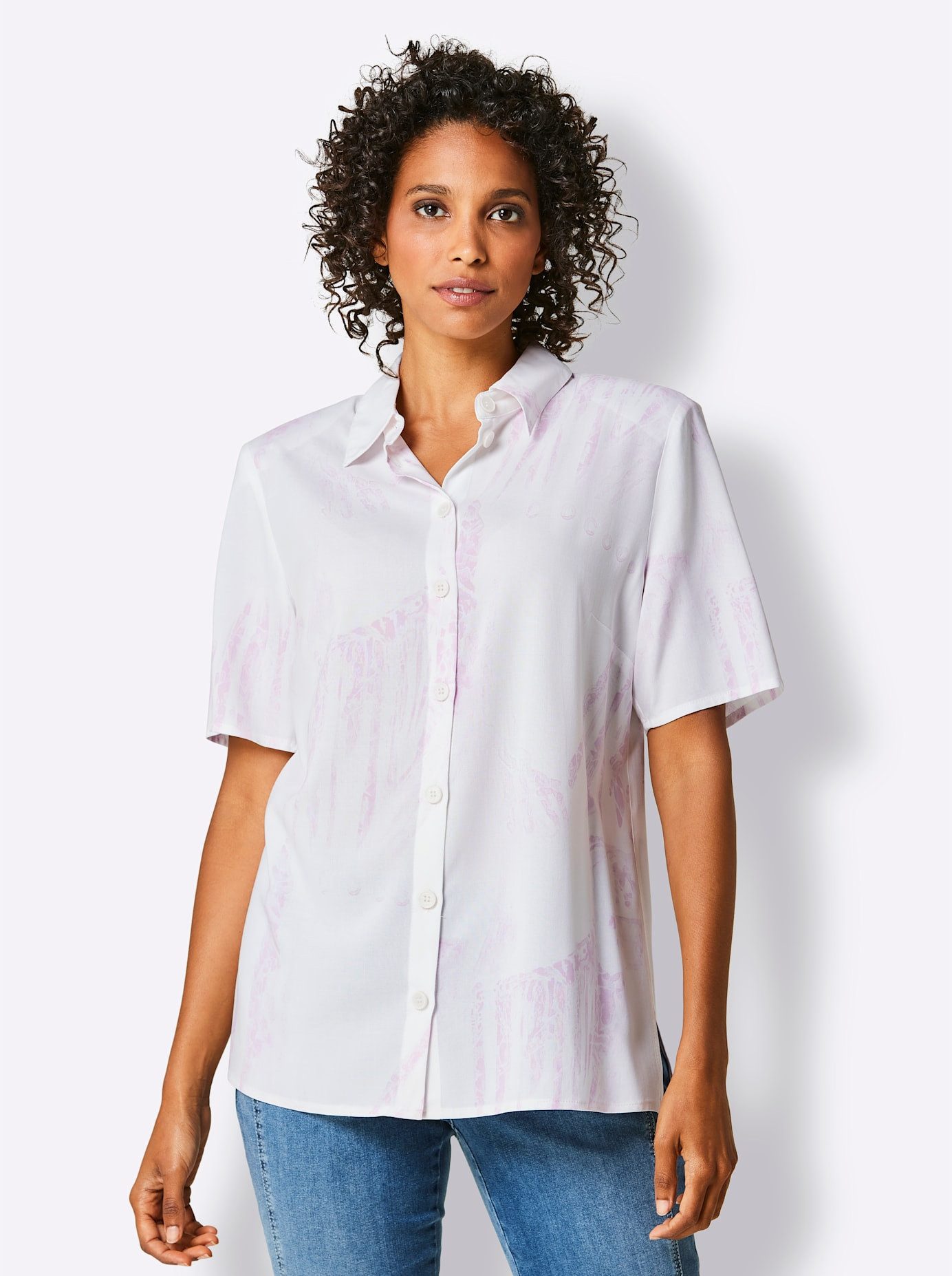 Creation L Gedessineerde blouse