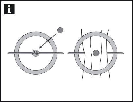 GARDINIA Deco-klem Sierring met staaf en magneet (1 stuk)