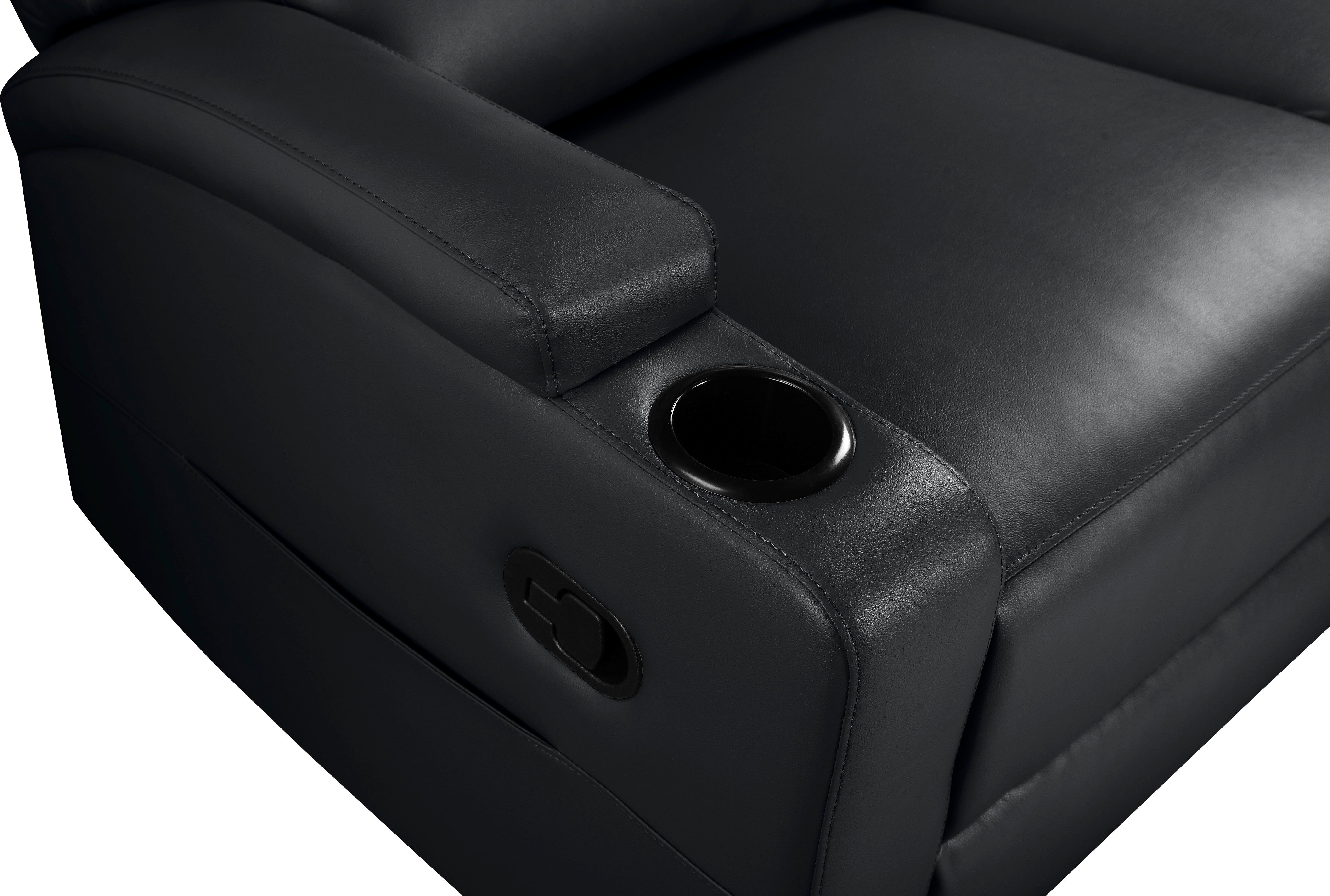 Home affaire Hoekbank Napori multimediabank, 3 bioscoopstoelen XXL, L-model, Bioscoopbank met relaxfunctie, bekerhouder, opbergvak en opbergbox