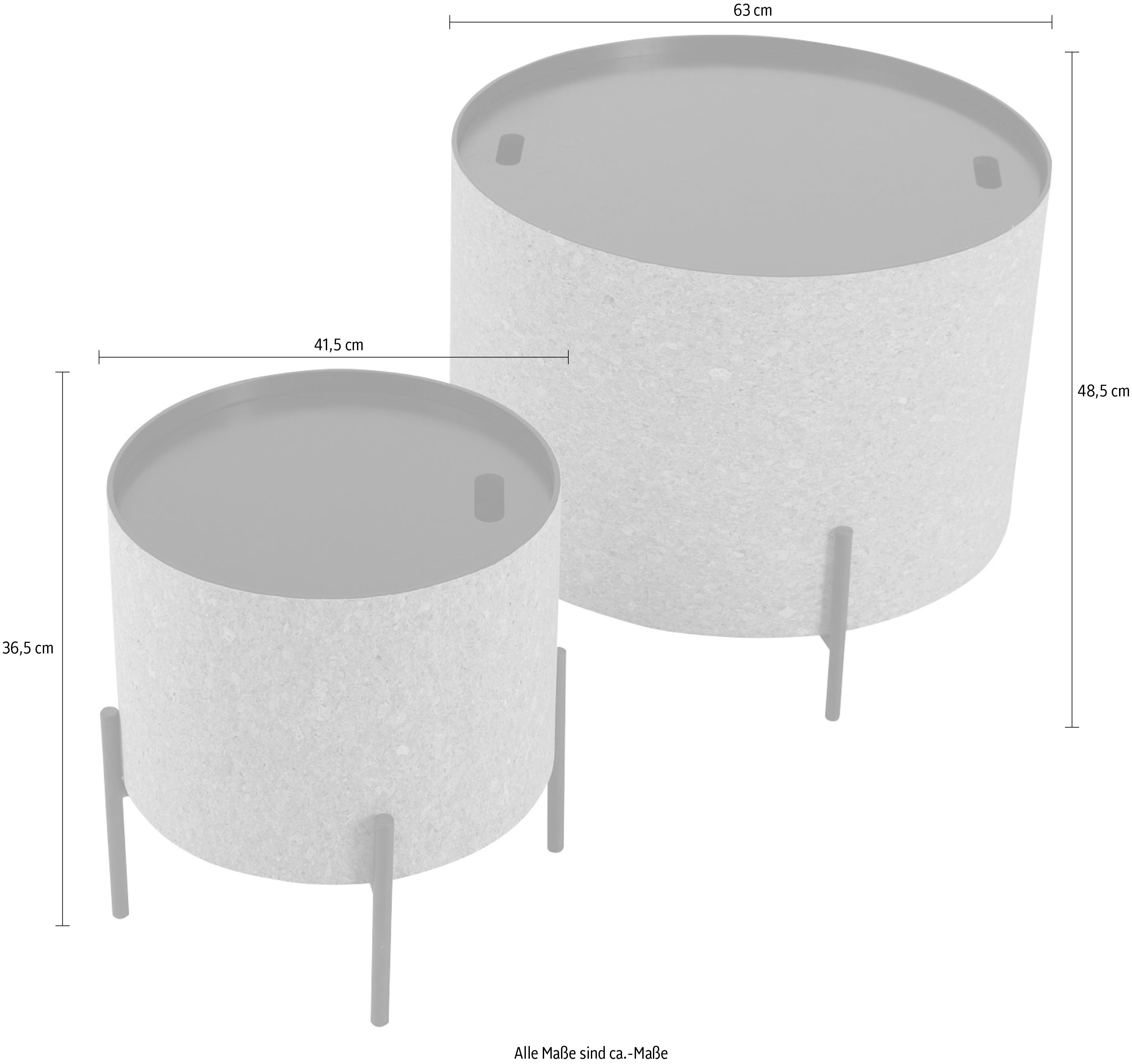 Home affaire Salontafel met bergruimte binnenin (set, 2 stuks)