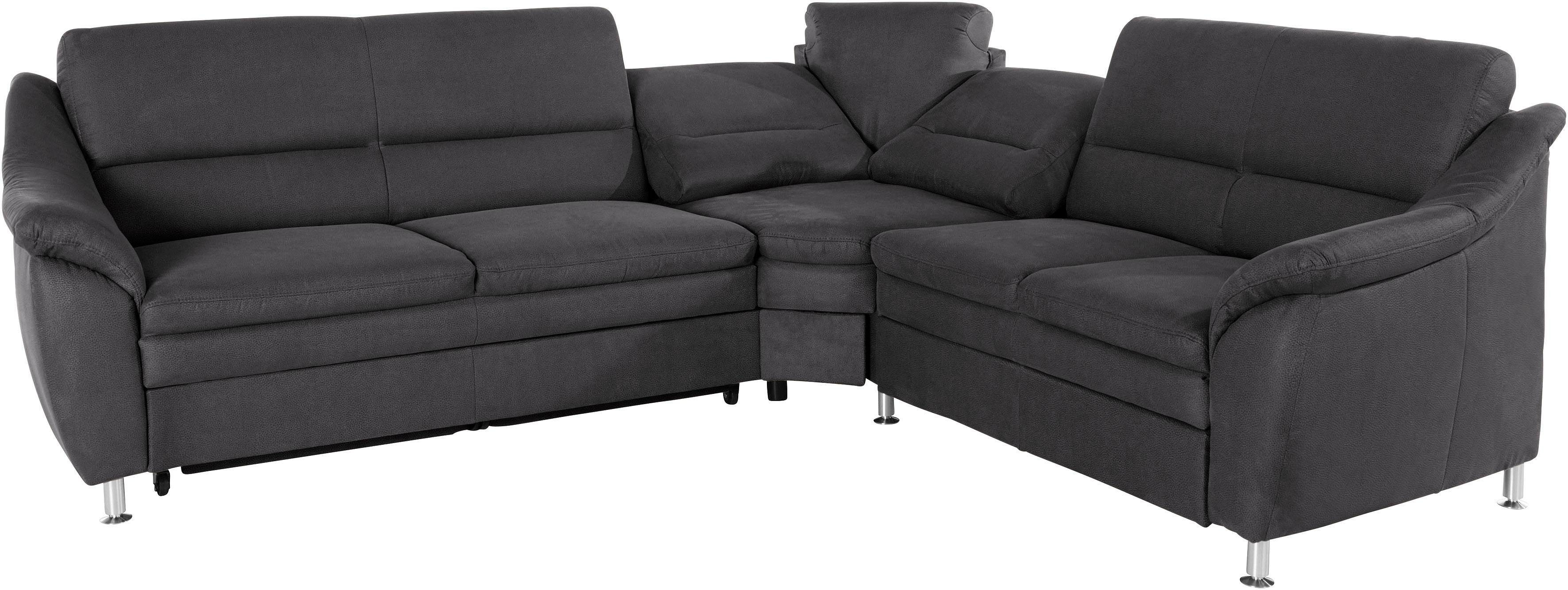 Places of Style Hoekbank Cardoso L-vorm met trapezehoek voor meer zitcomfort, naar keuze ook met slaapfunctie