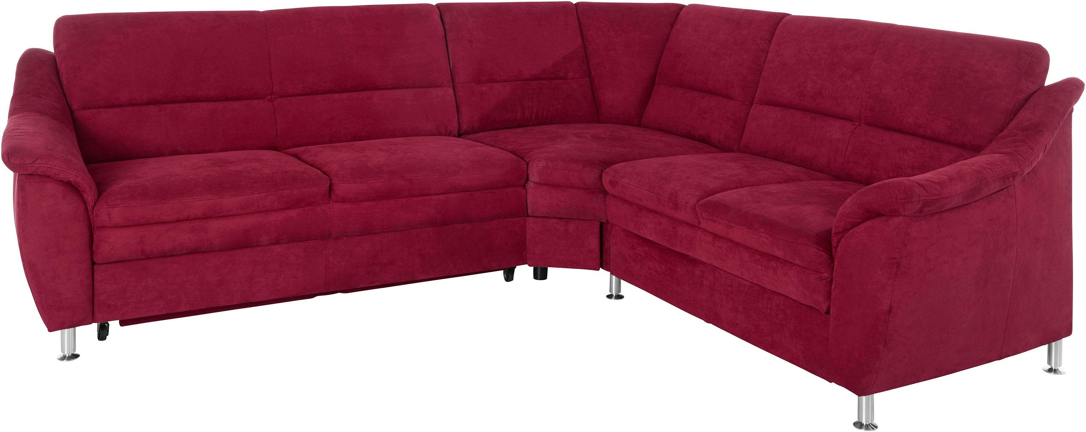 Places of Style Hoekbank Cardoso L-vorm met trapezehoek voor meer zitcomfort, naar keuze ook met slaapfunctie