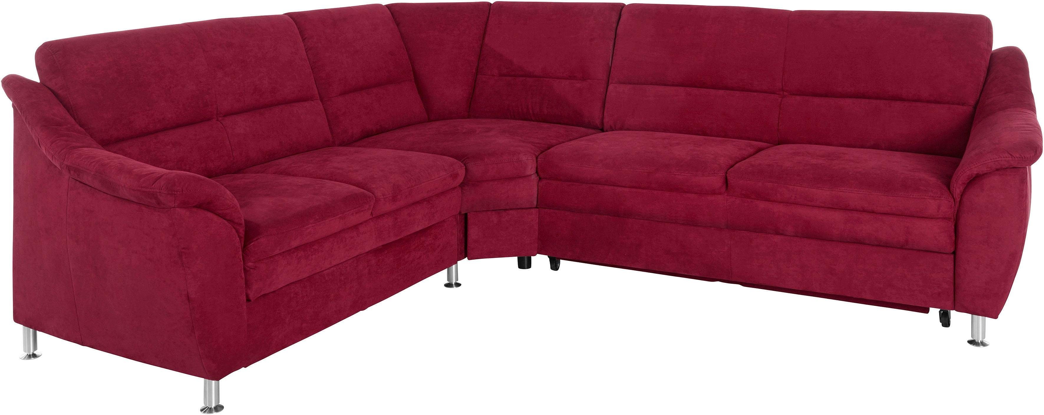 Places of Style Hoekbank Cardoso L-vorm met trapezehoek voor meer zitcomfort, naar keuze ook met slaapfunctie