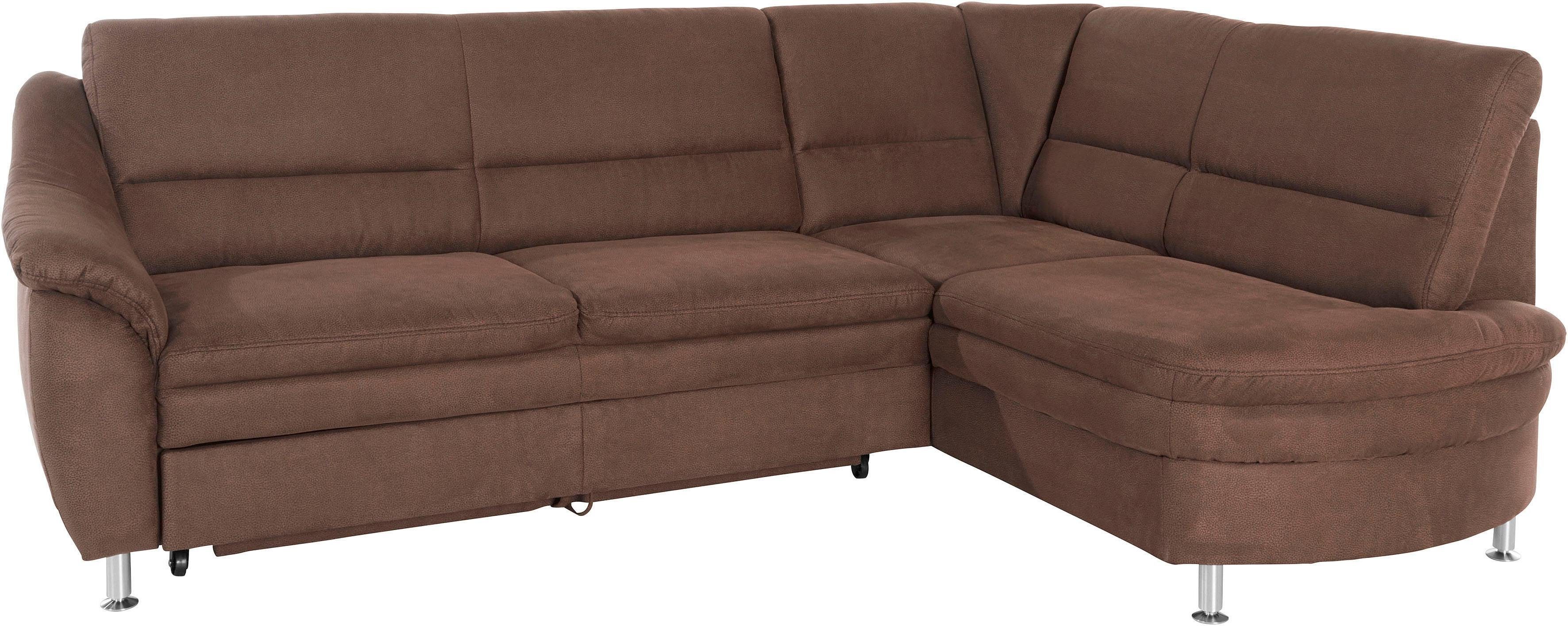 Places of Style Hoekbank Cardoso L-vorm Binnenvering, naar keuze met bed, lade