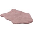 schoener wohnen-kollektion vachtvloerkleed tender bijzonder zacht door microvezel, imitatiebont, wasbaar, woonkamer roze
