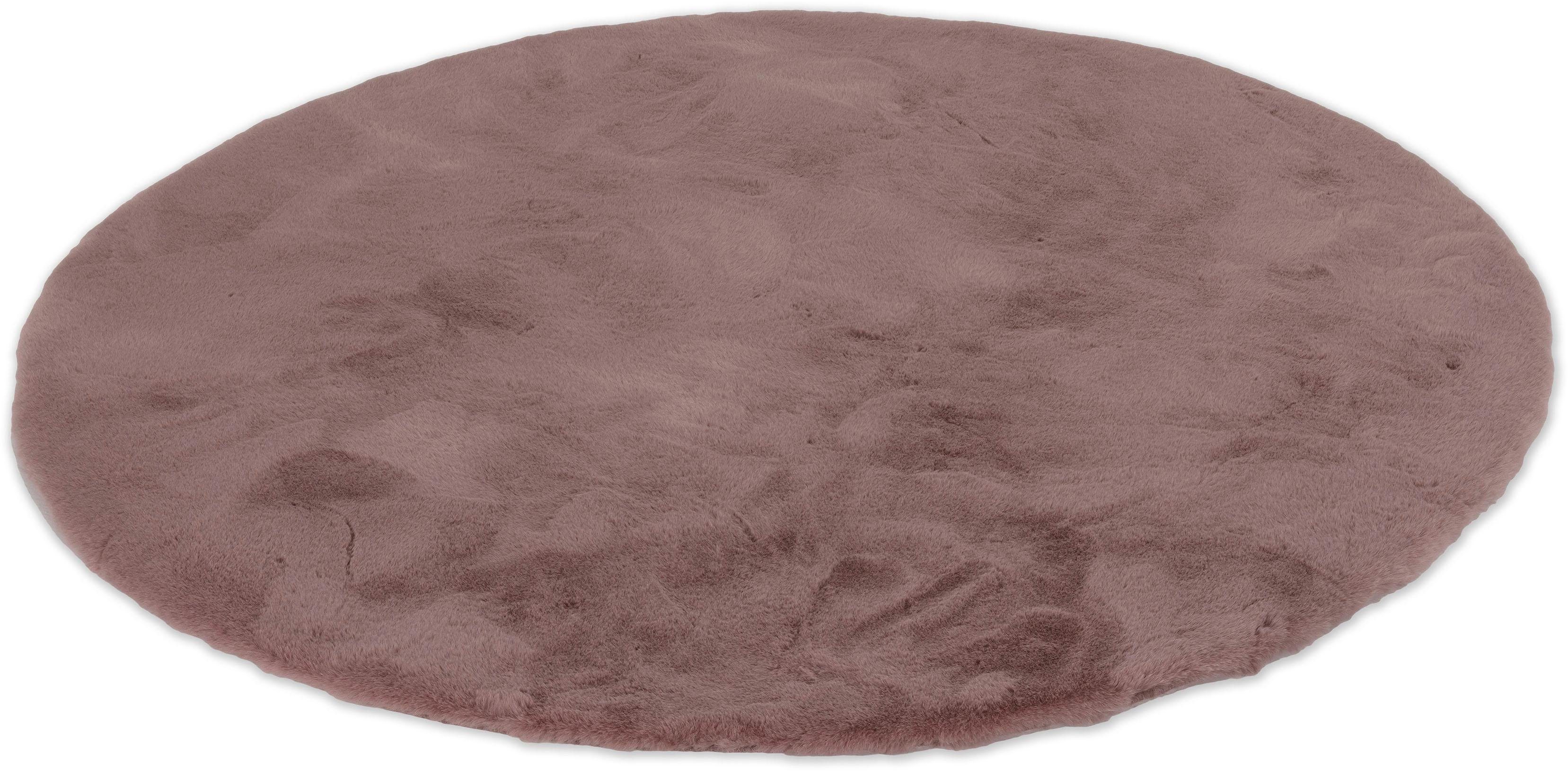 SCHÖNER WOHNEN-KOLLEKTION Vachtvloerkleed Tender bijzonder zacht door microvezel, imitatiebont, wasbaar, woonkamer dieren vloerkleden maat 9 (Ø 120