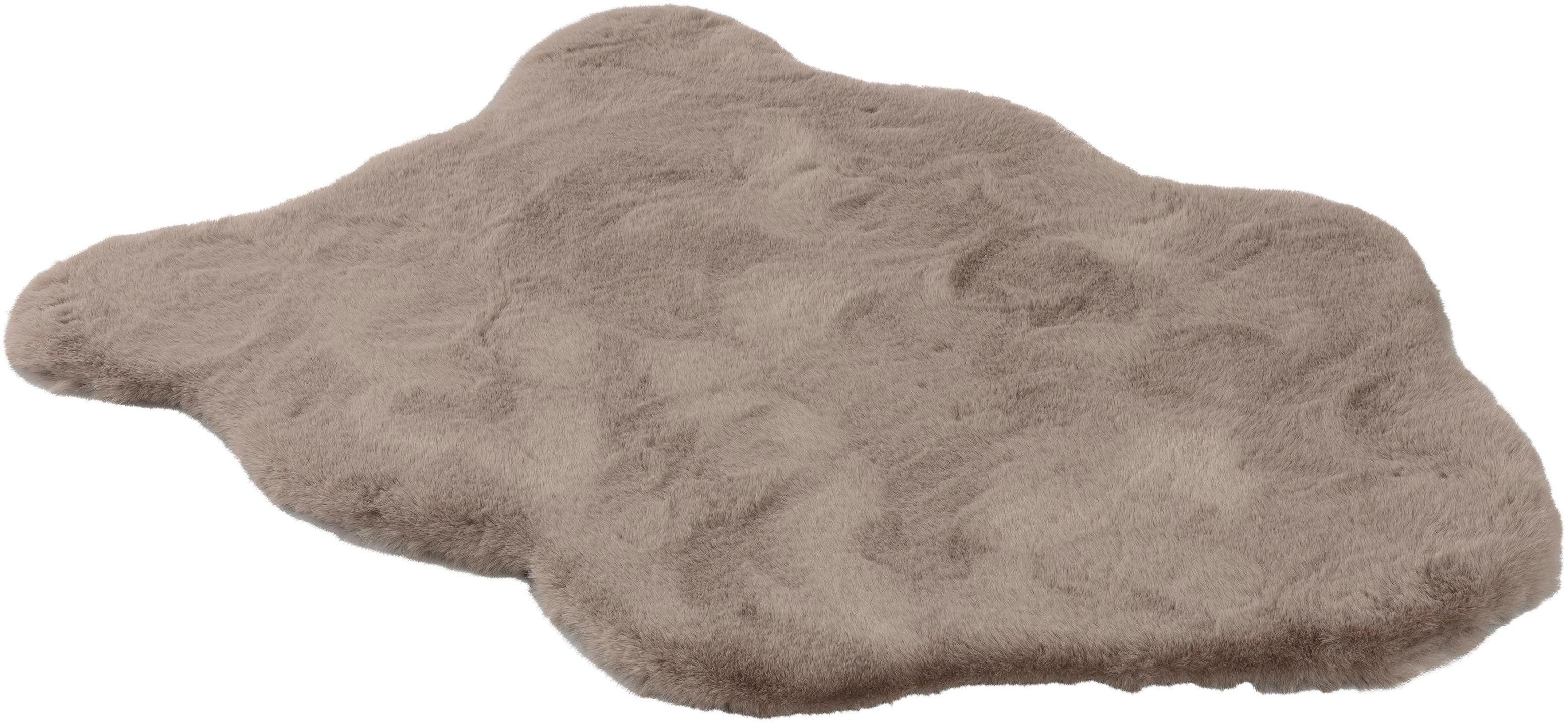 SCHÖNER WOHNEN-KOLLEKTION Vachtvloerkleed Tender zacht door microvezel, konijnenbont gevoel, imitatiebont, wasbaar dieren vloerkleden maat 60x90 cm