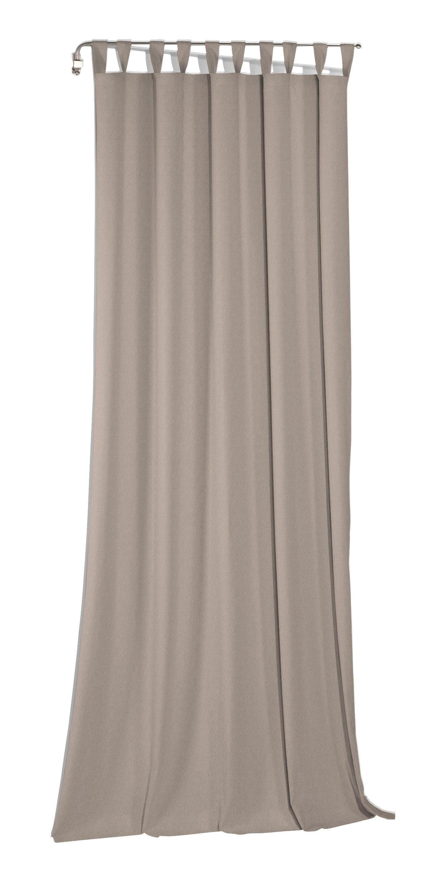 andas Gordijn Elby 1 transparant, basic, monochroom, tot 295 cm lengte (1 stuk)
