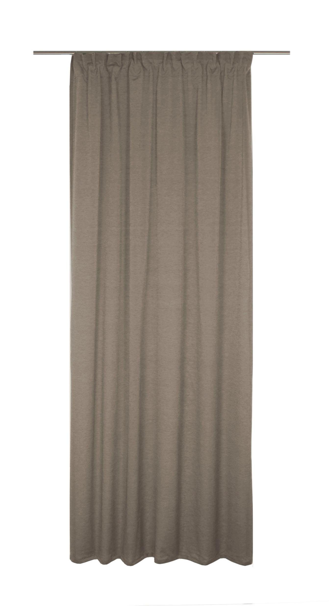 andas Gordijn Elby 2 basic, transparant, monochroom, tot 295 cm lengte (1 stuk)
